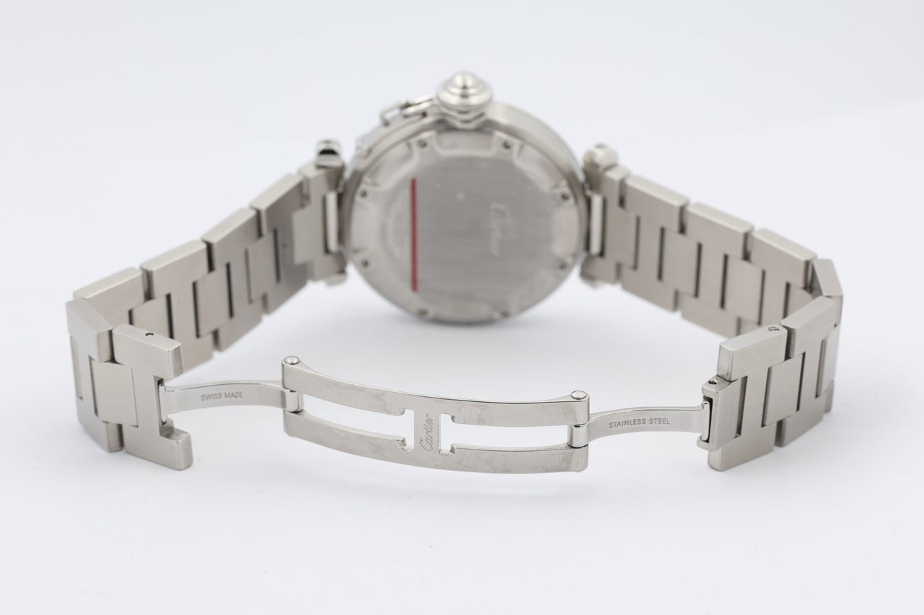 Cartier Pasha C Automatik 35mm Damenuhr W31043M7 - Detailansicht 8