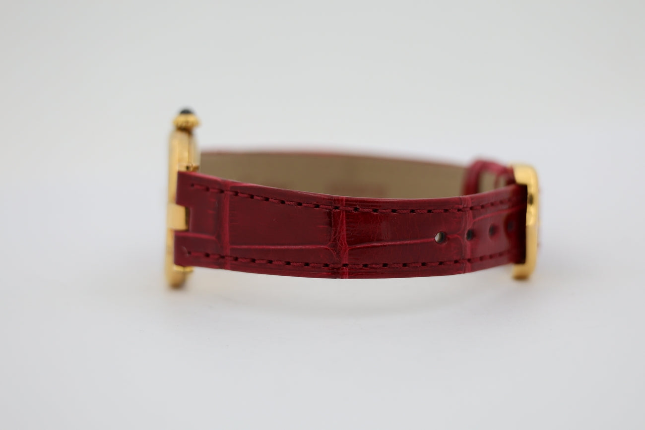 Cartier Vendome Tank Vermeil Quarz 590004 - Detailansicht 3