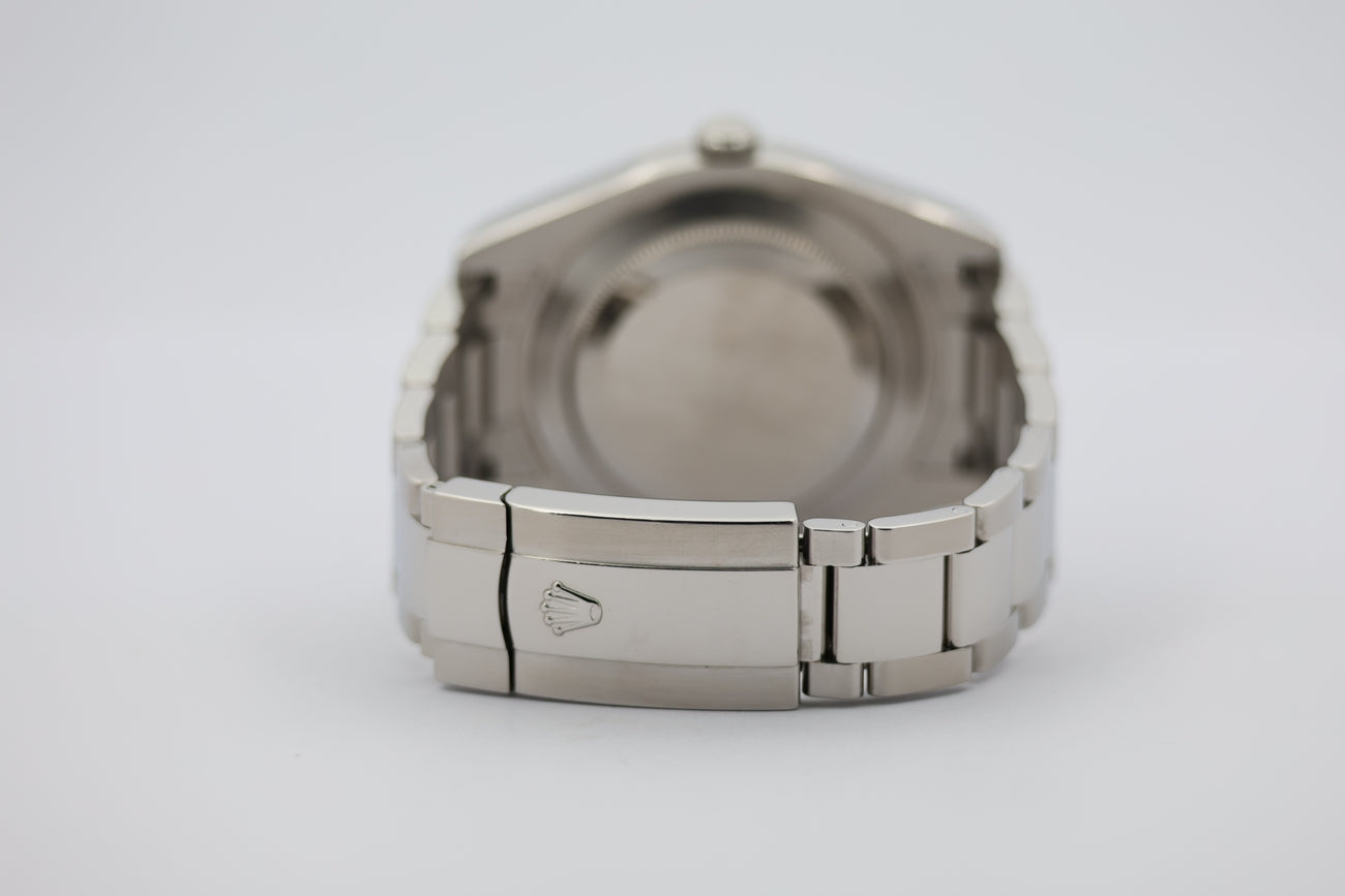 Rolex Datejust II Automatik Herrenuhr Schwarz 116334 - Detailansicht 5