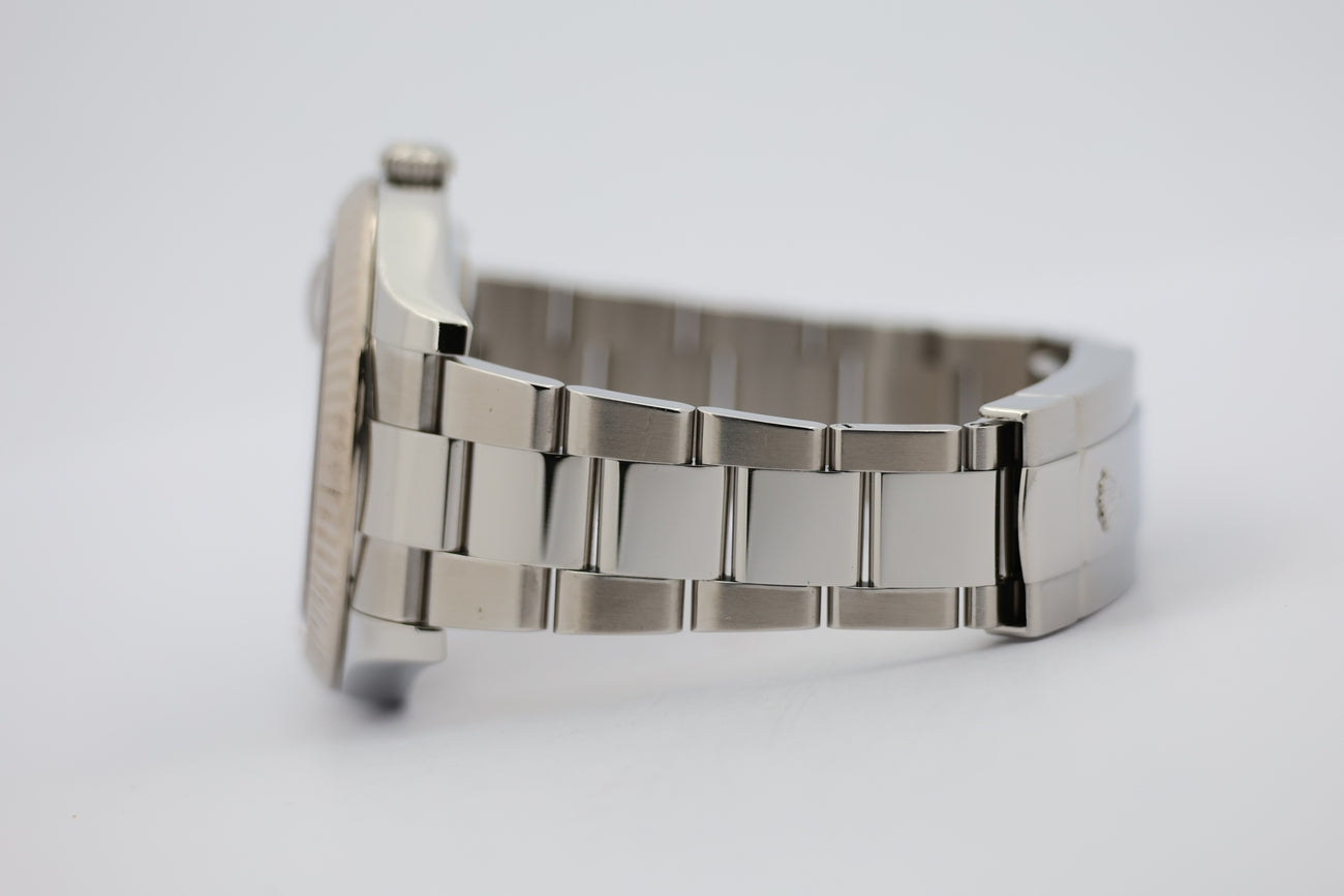 Rolex Datejust II Automatik Herrenuhr Schwarz 116334 - Detailansicht 3