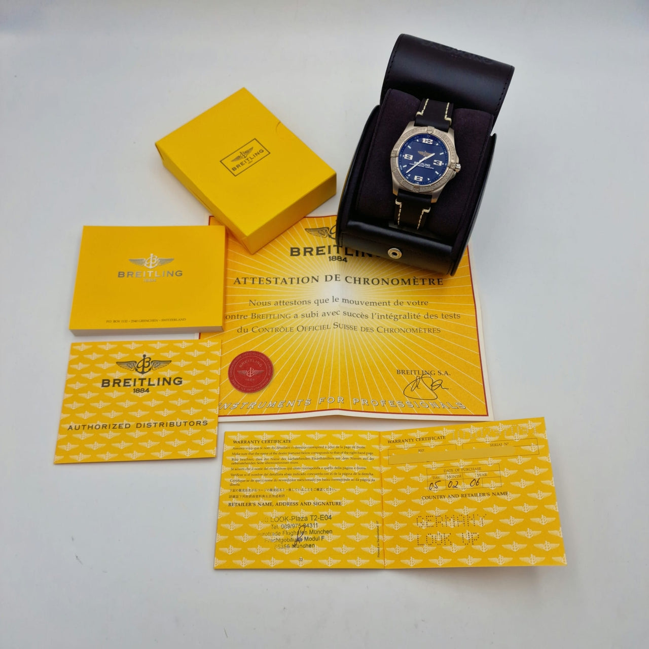 Breitling Aerospace Advantage 42mm Quarz E79362 Box + og. Papiere