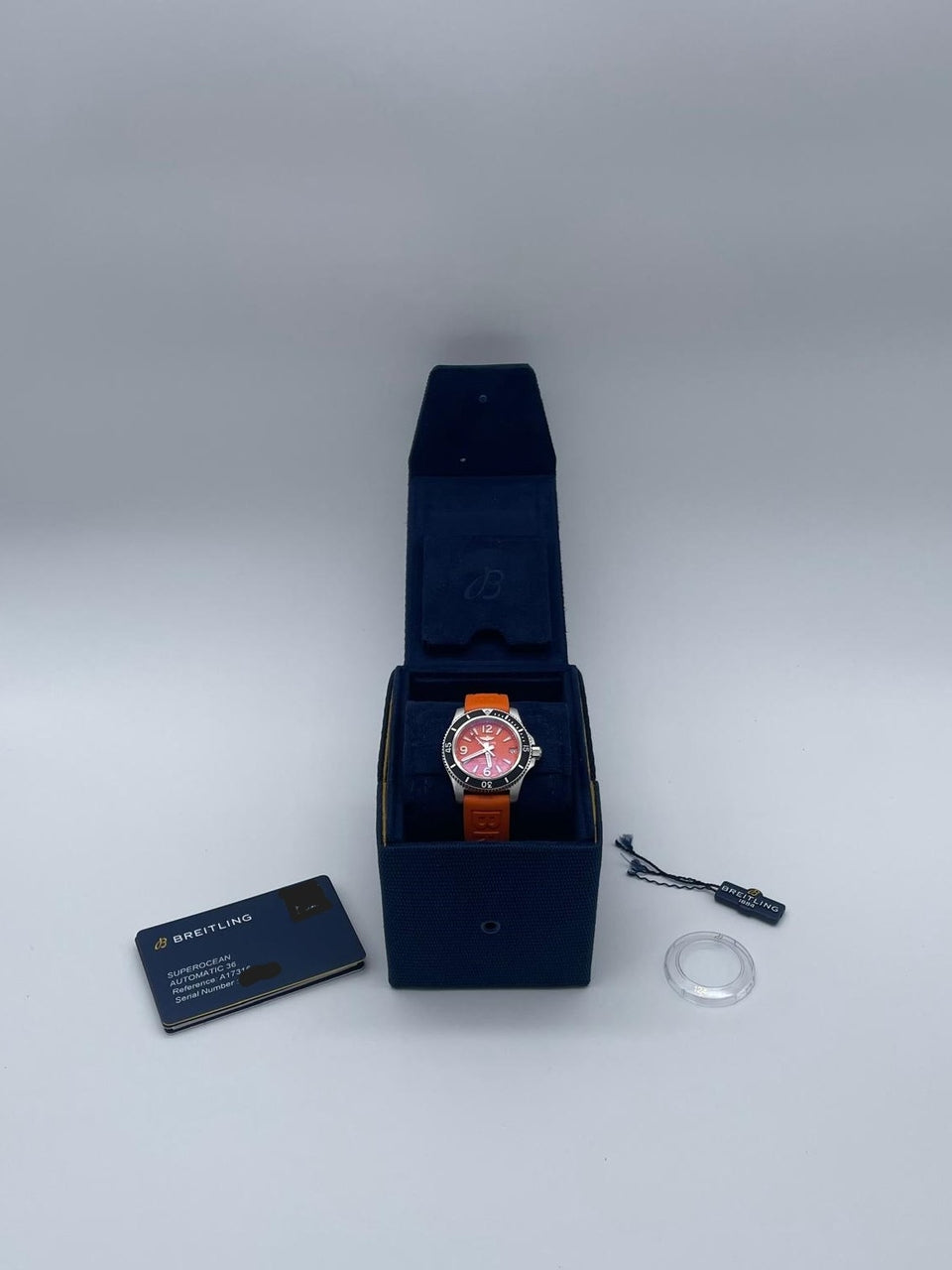 Breitling Superocean 36mm Automatik A17316 - Papiere und oder Lieferumfang