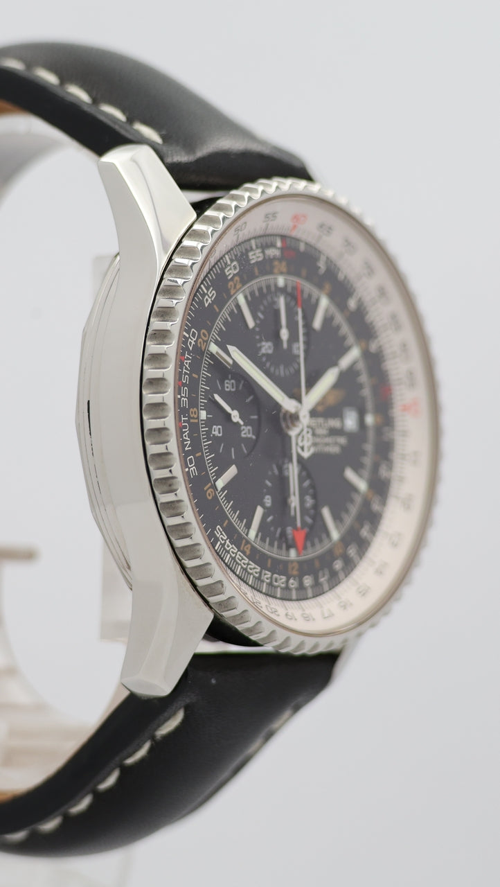 Breitling Navitimer World Automatik Herrenuhr Leder 46mm A24322 - Detailansicht 7