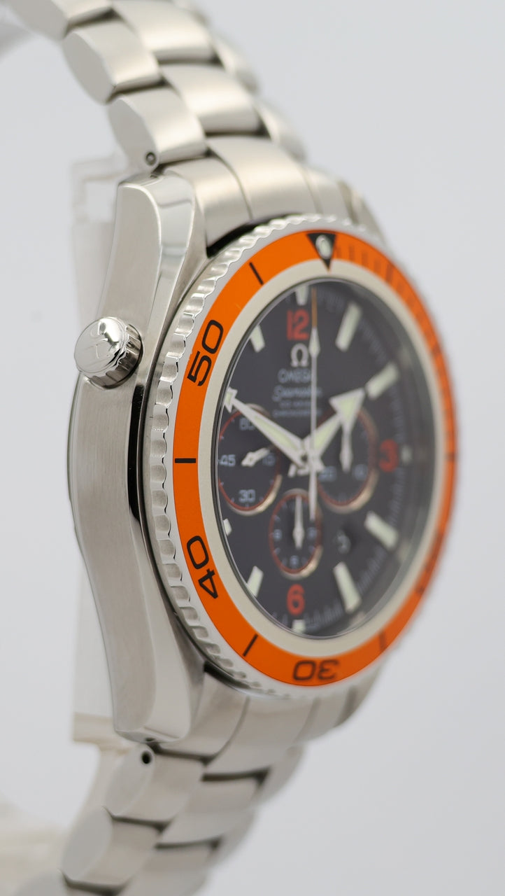 Omega Seamaster Planet Ocean Automatik Herrenuhr Stahl 45,5mm 22185000 - Detailansicht 8