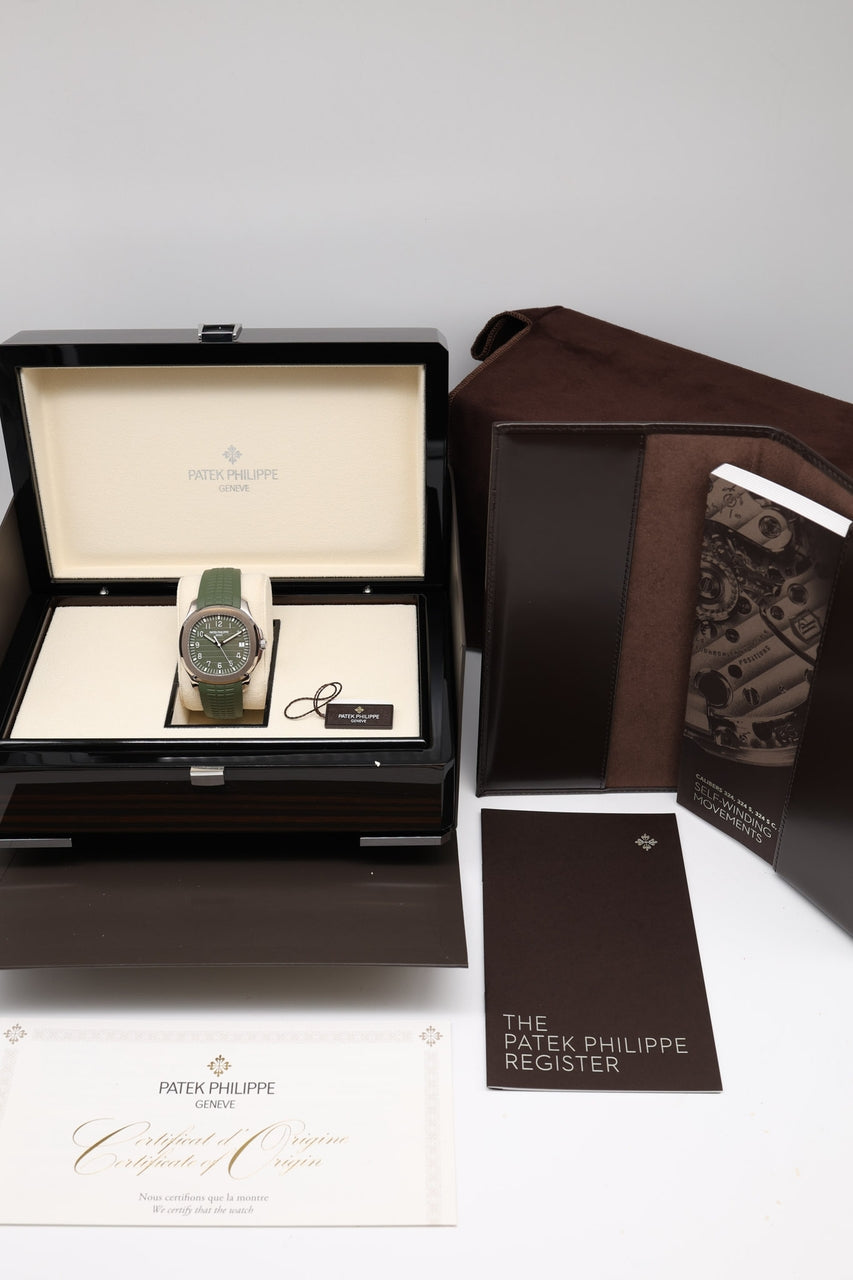 Patek Philippe Aquanaut 5168G-010 - Papiere und oder Lieferumfang