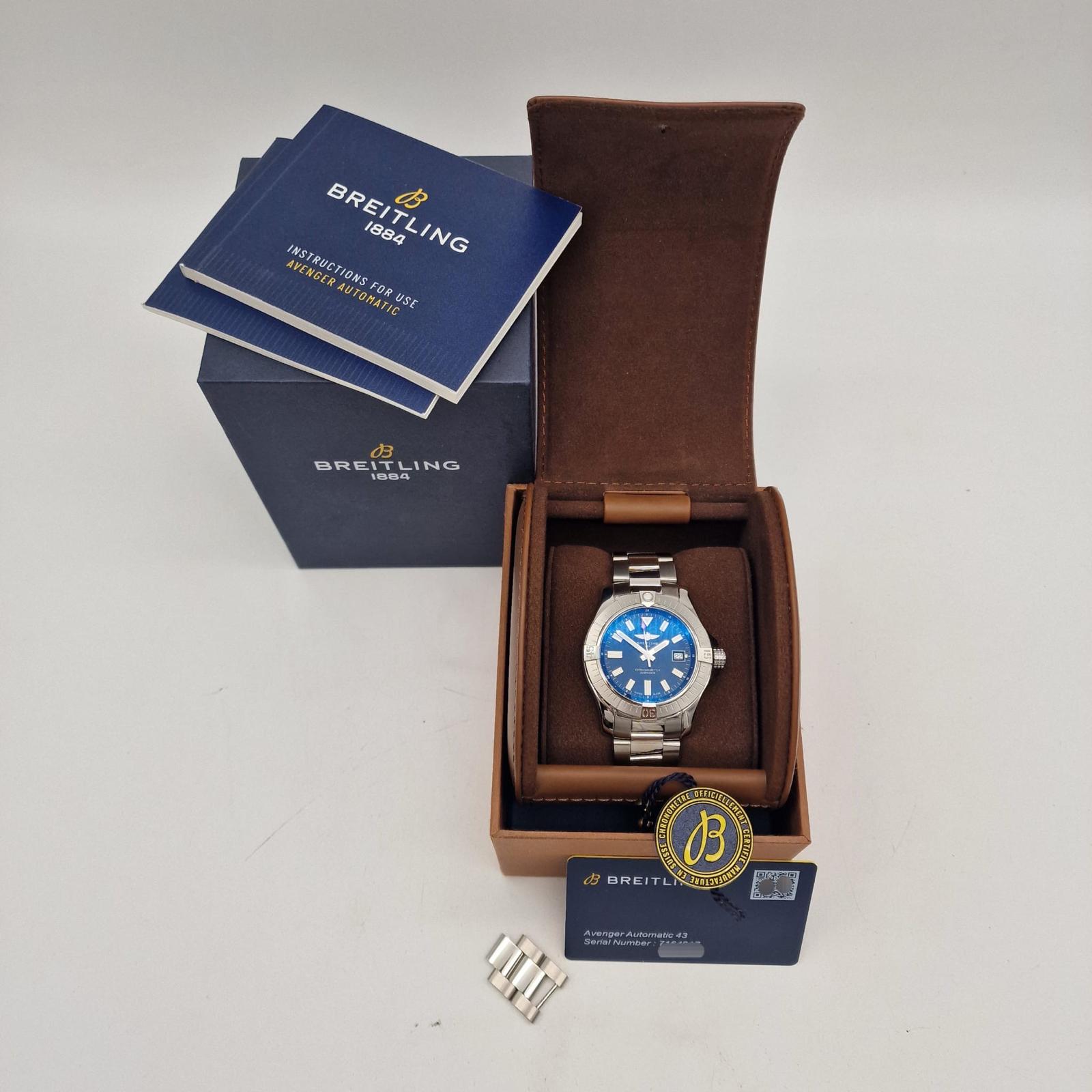 Breitling Avenger 43mm Automatik Herrenuhr A17318 - Papiere und oder Lieferumfang