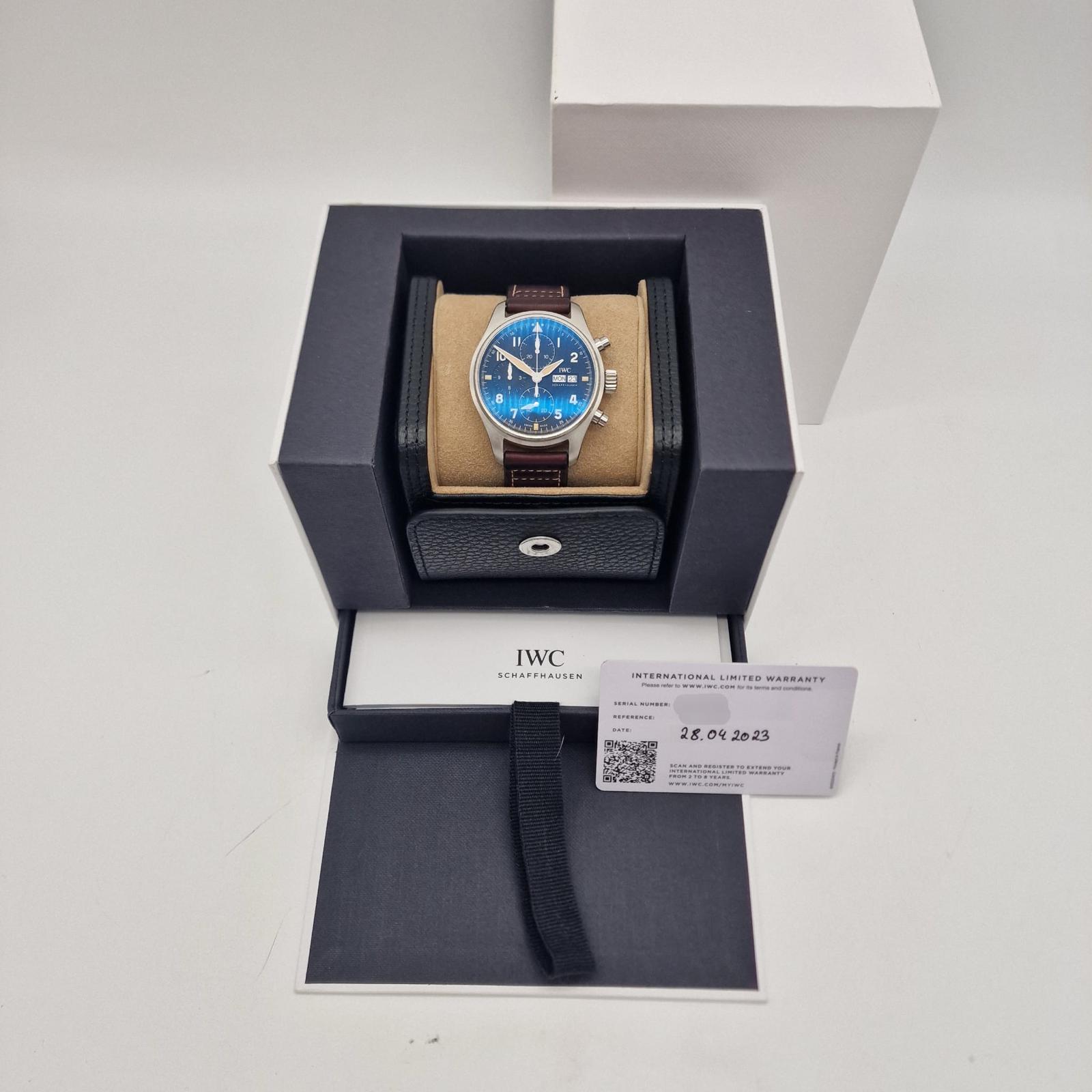 IWC Fliegeruhr Spitfire Chronograph Automatik IW387903 Box + og. Papiere