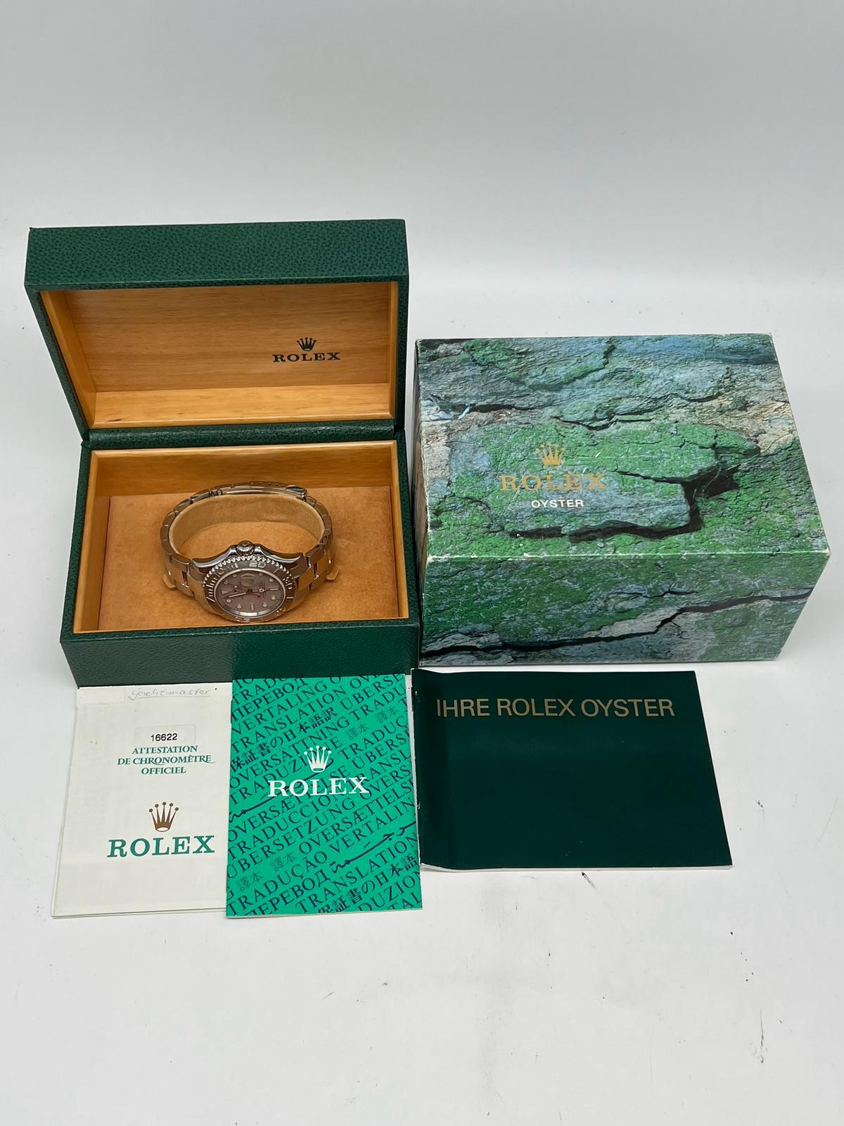 Rolex Yacht-Master 40 Automatik Herrenuhr 16622 Box + og. Papiere