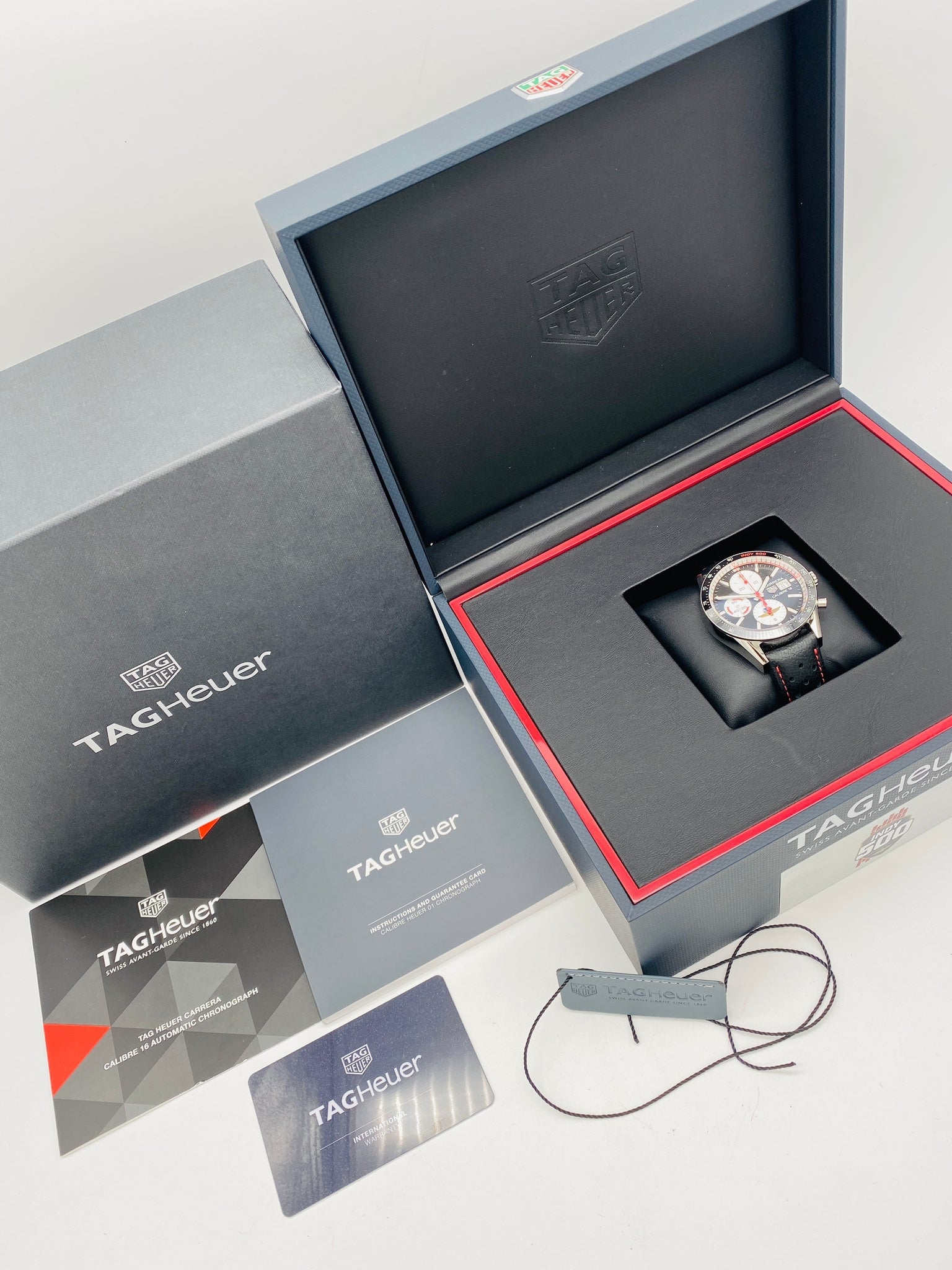 Tag Heuer Carrera Calibre 16 Automatic CV201AS.FC6429 Box + above papers