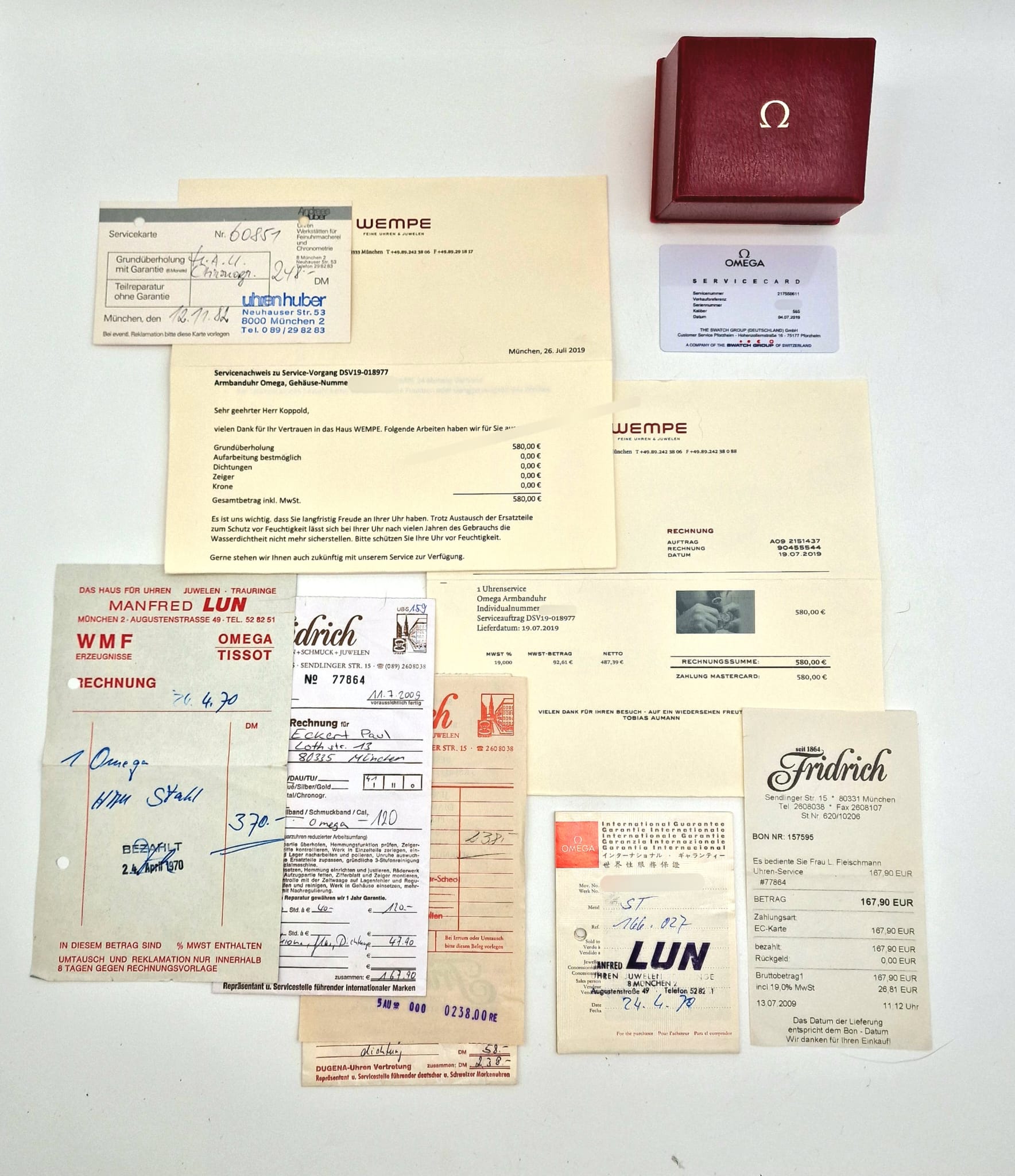 Omega Seamaster 120 Automatic 166.027 Box + above. papers