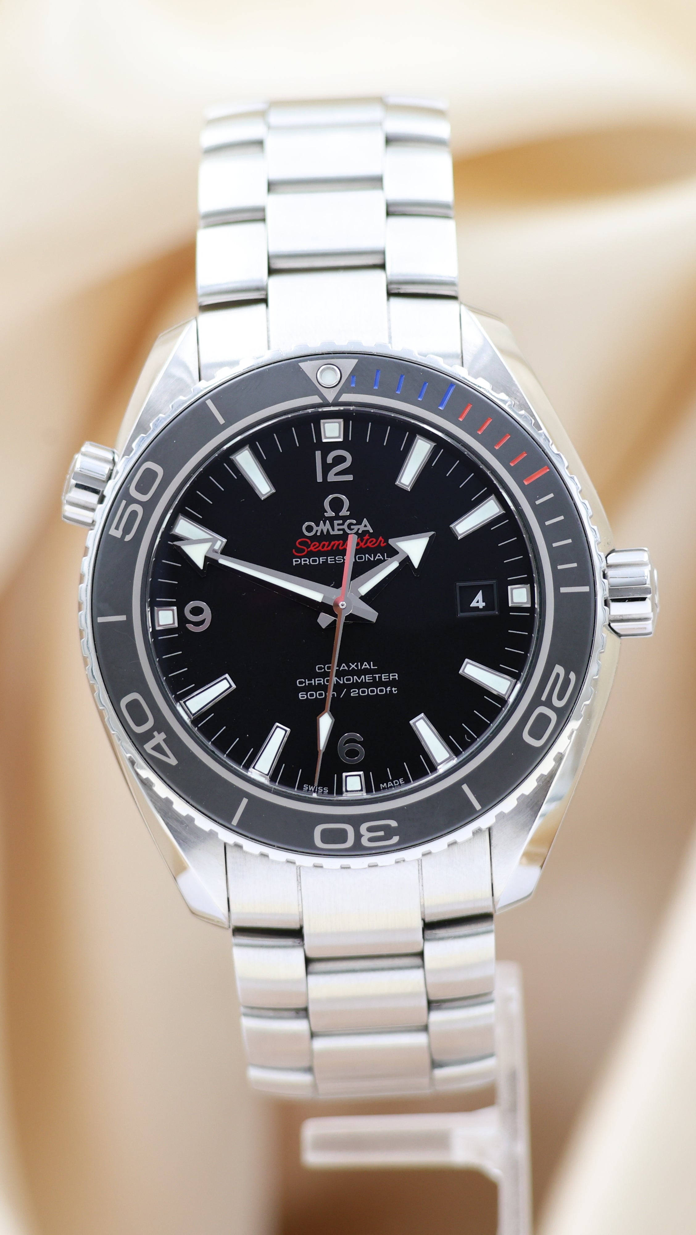 Omega Seamaster Planet Ocean Sochi 2014 52230462101001 Box + og. Papiere