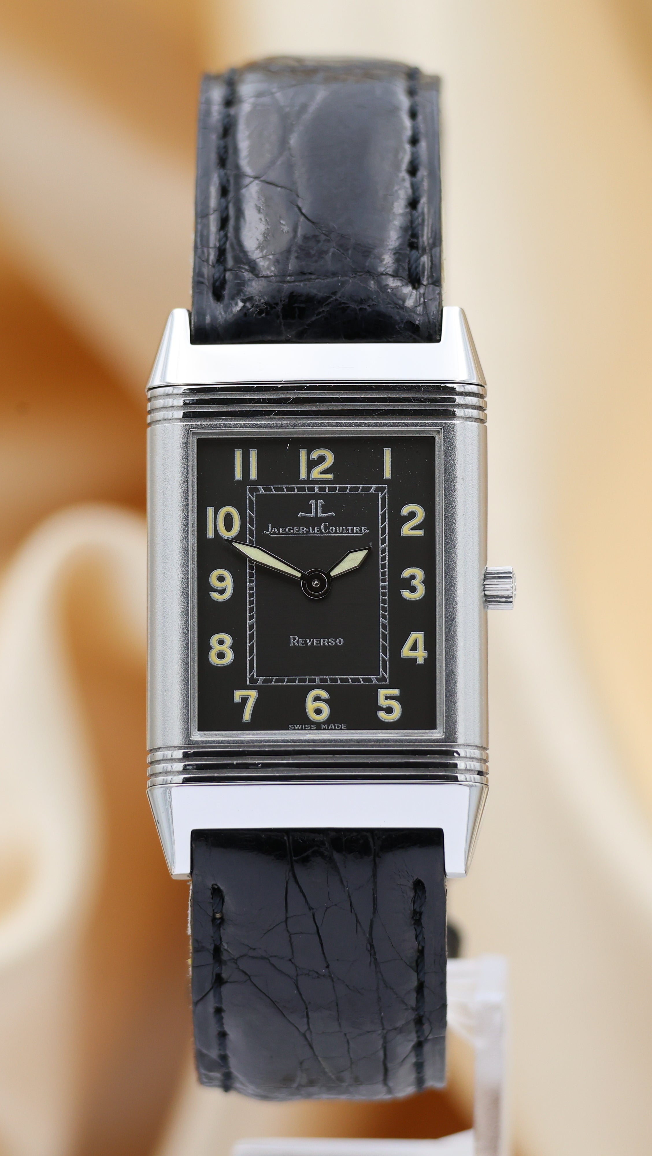 Jaeger-LeCoultre Reverso Classic Shadow Handaufzug 251.840.864 Box + og. Papiere
