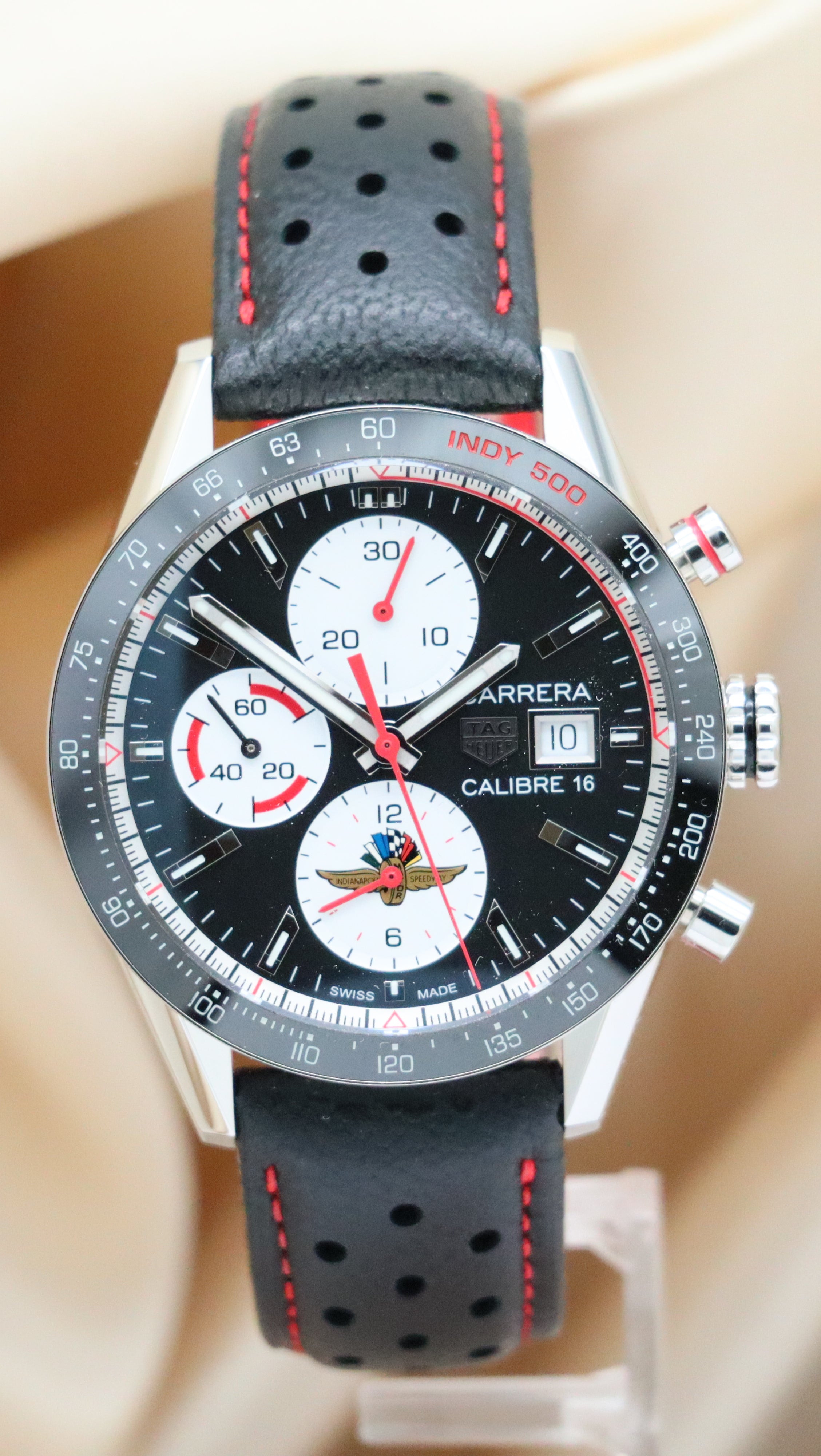 Tag Heuer Carrera Calibre 16 Automatic CV201AS.FC6429 Box + above papers