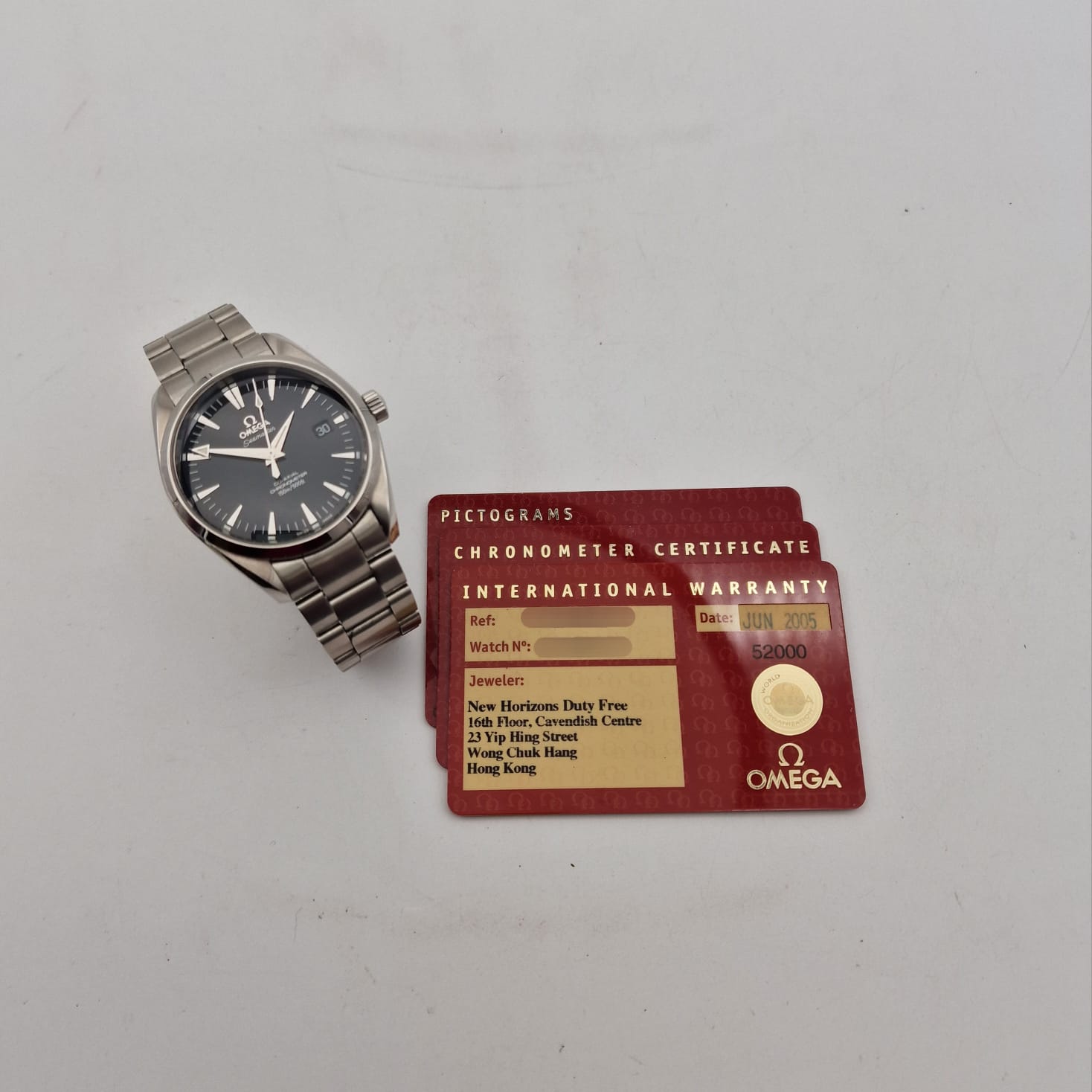 Omega Seamaster Aqua Terra Automatik 25035000 Original Papiere