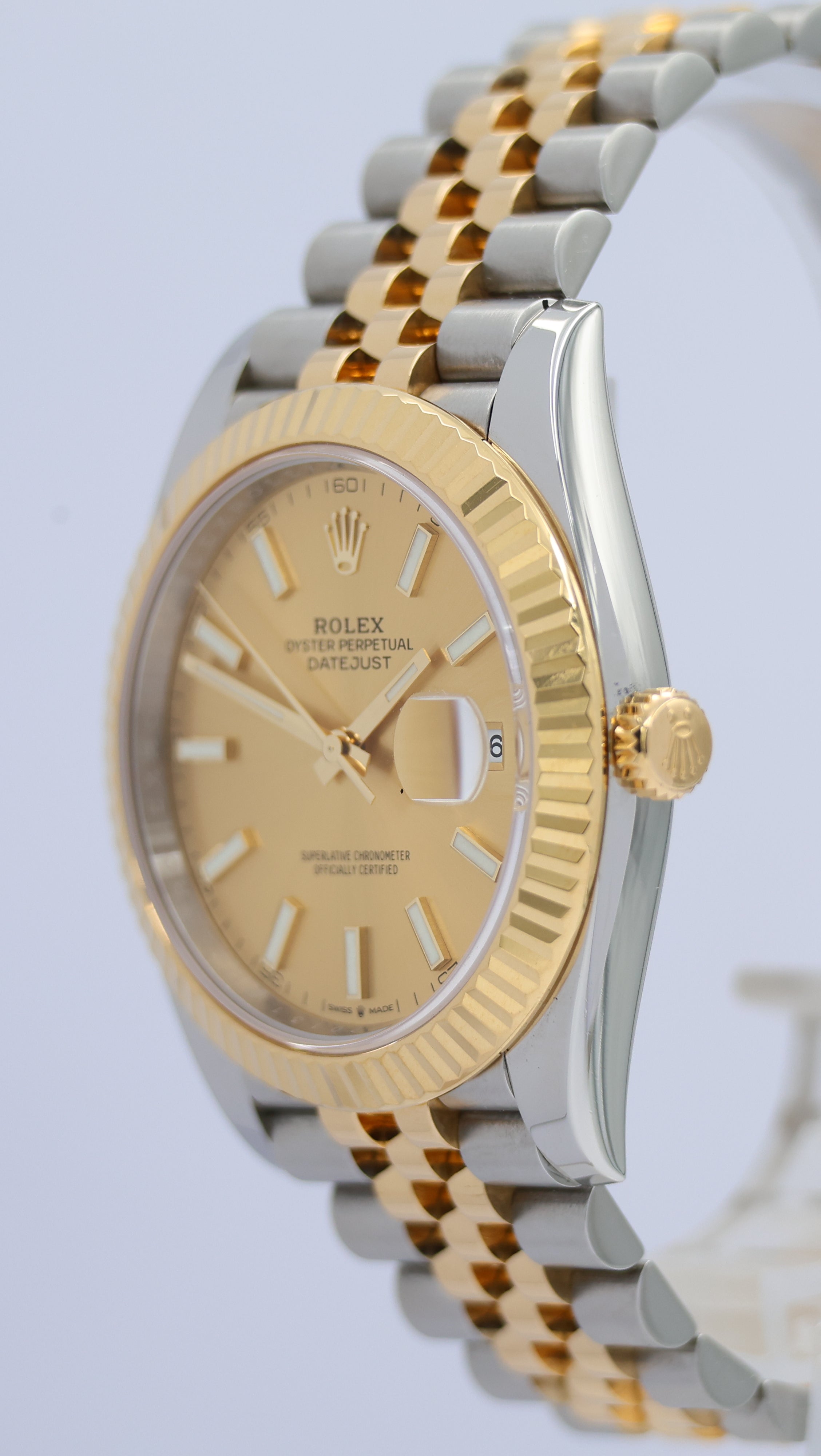 Rolex Datejust 41mm Stahl/Gold Automatik	 126333 Box + og. Papiere