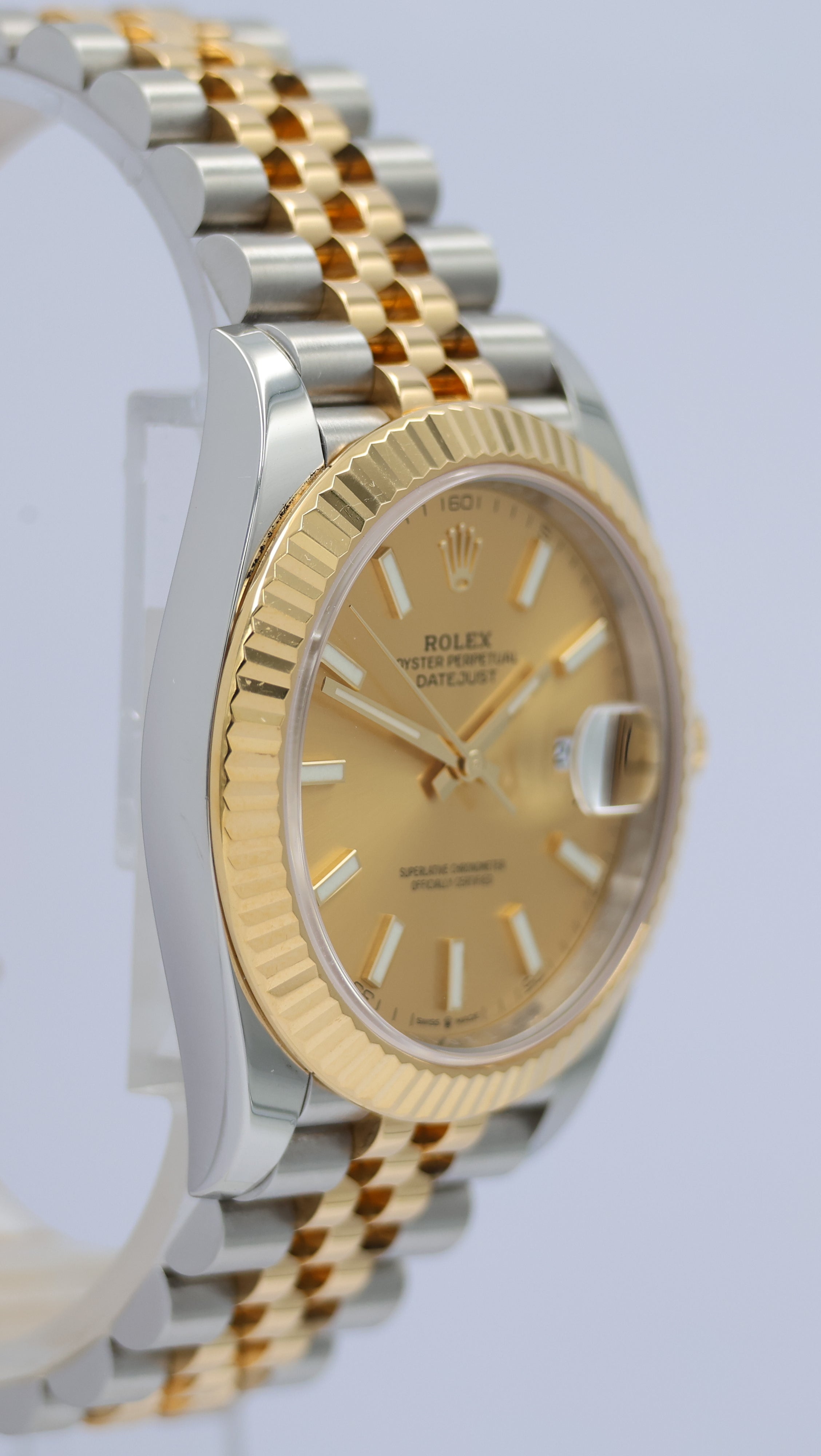 Rolex Datejust 41mm Stahl/Gold Automatik	 126333 Box + og. Papiere