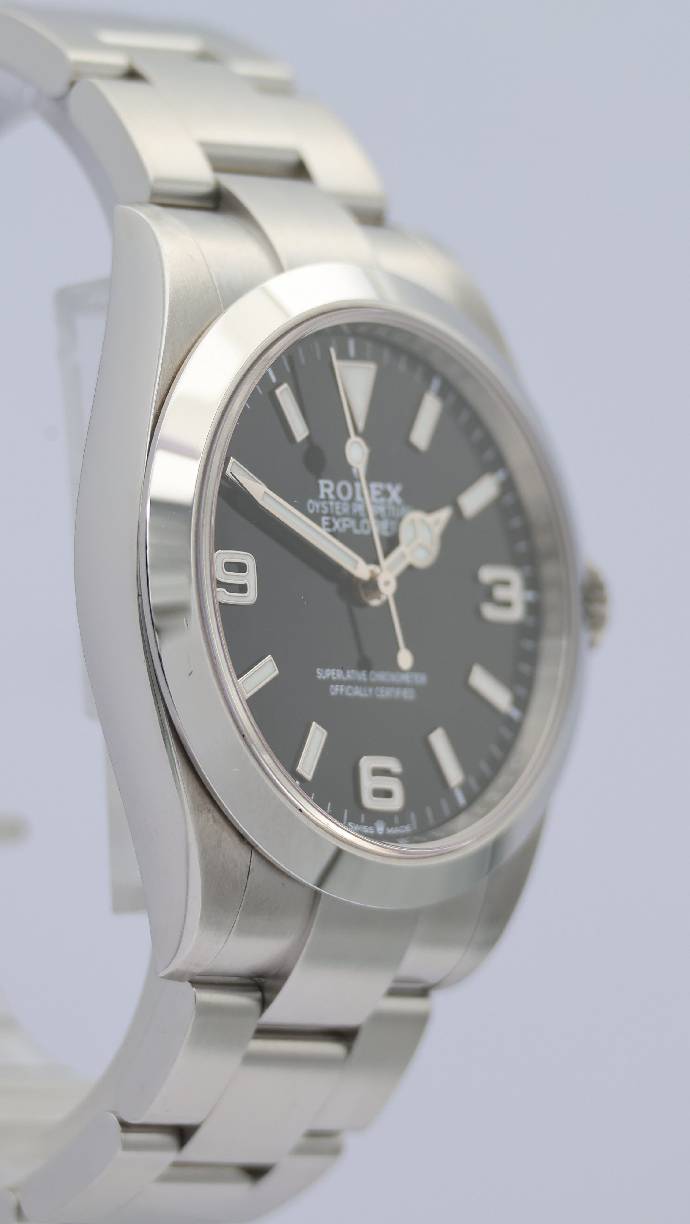 Rolex Explorer 40mm Automatik Herrenuhr	 224270 Box + og. Papiere