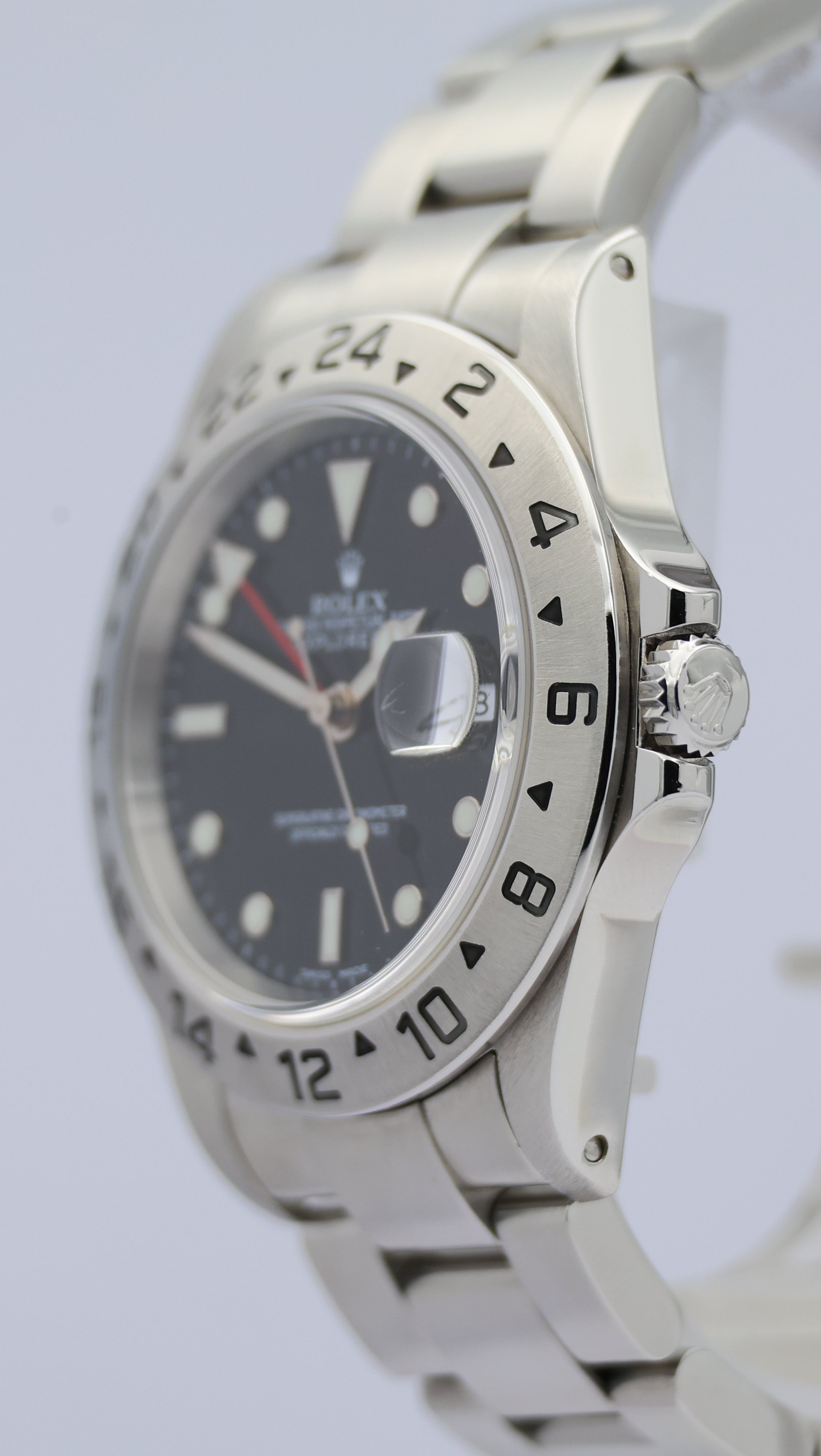 Rolex Explorer II Automatik Herrenuhr	 16570 Box + og. Papiere