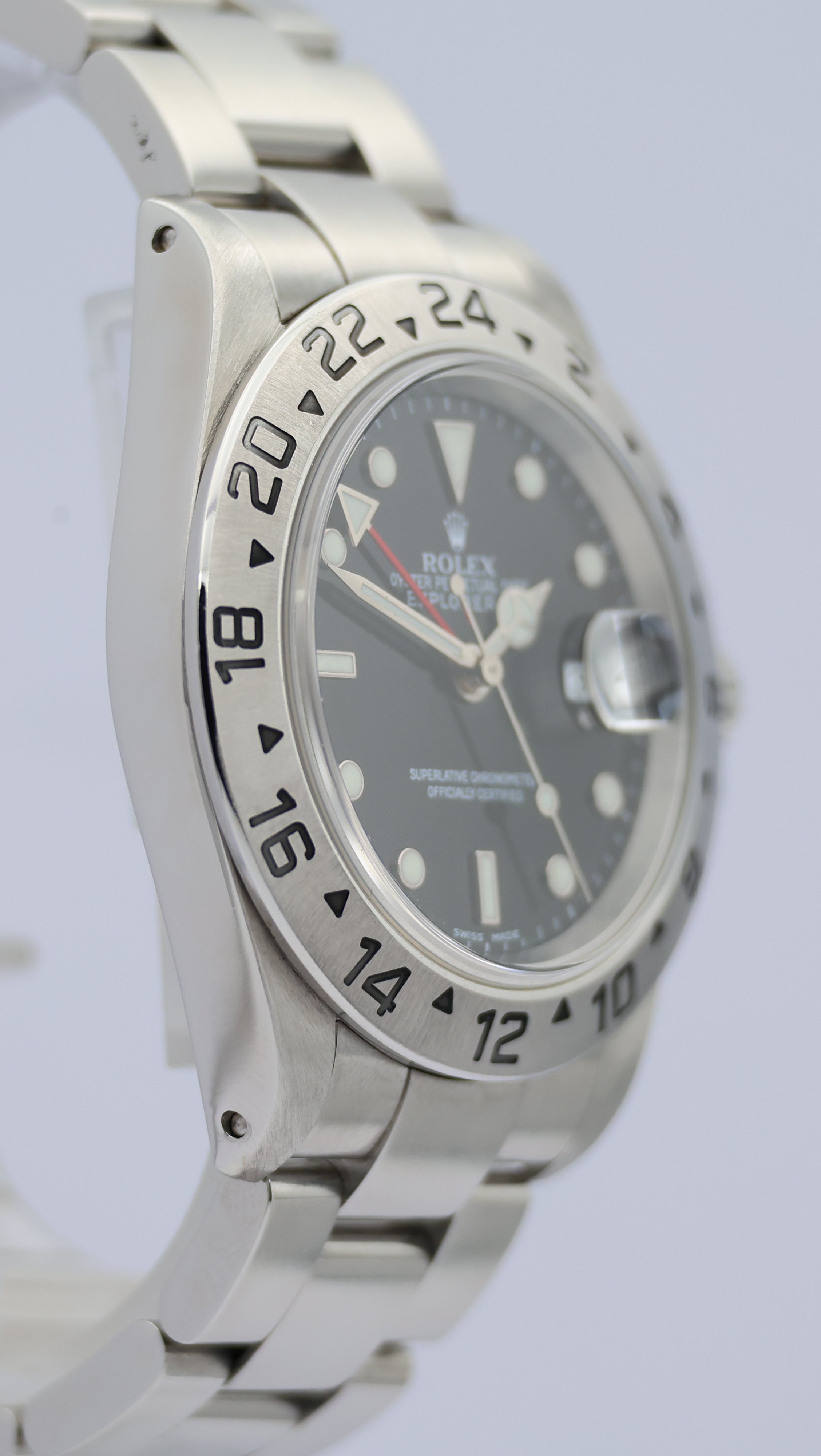 Rolex Explorer II Automatik Herrenuhr	 16570 Box + og. Papiere