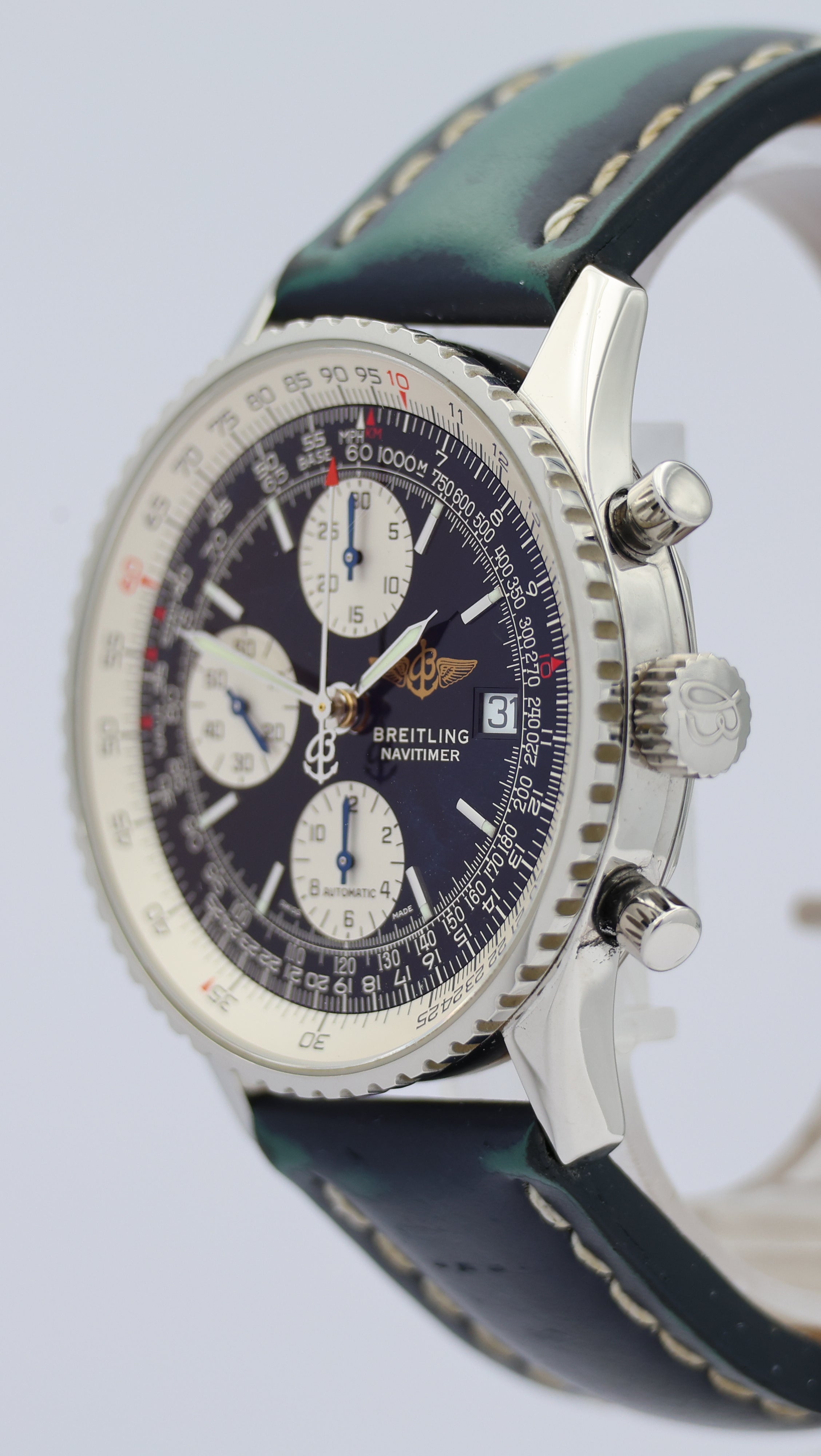 Breitling Old Navitimer Automatik Herrenuhr  A13322 Box + og. Papiere