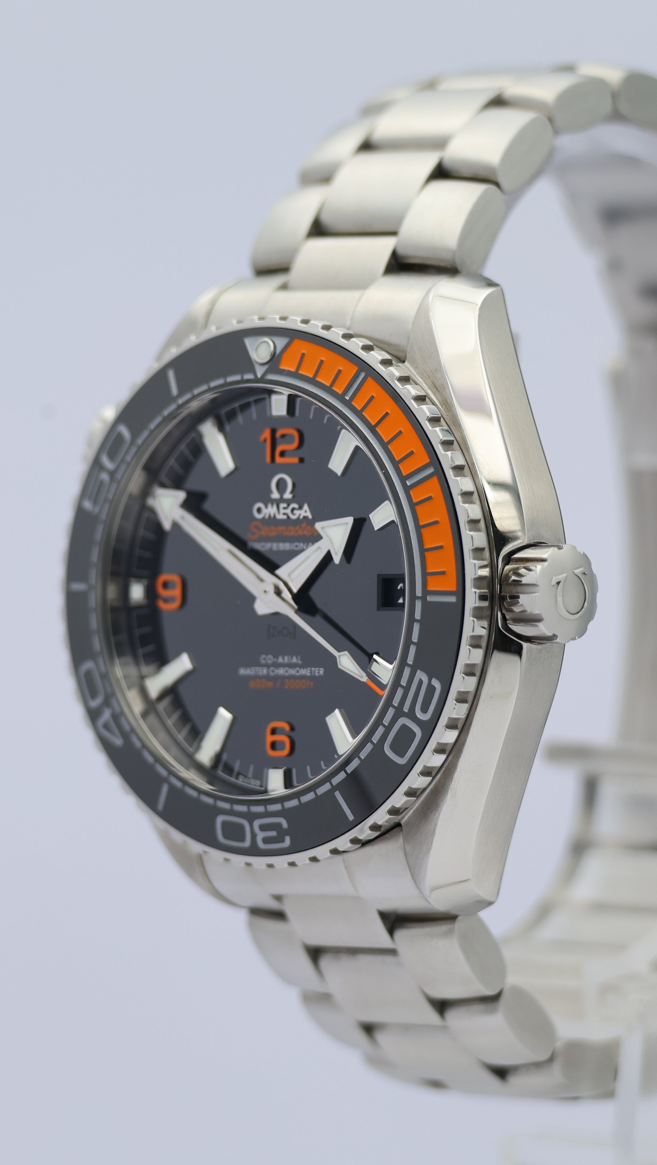 Omega Seamaster Planet Ocean Automatik Herrenuhr 21530442101002 Box + og. Papiere