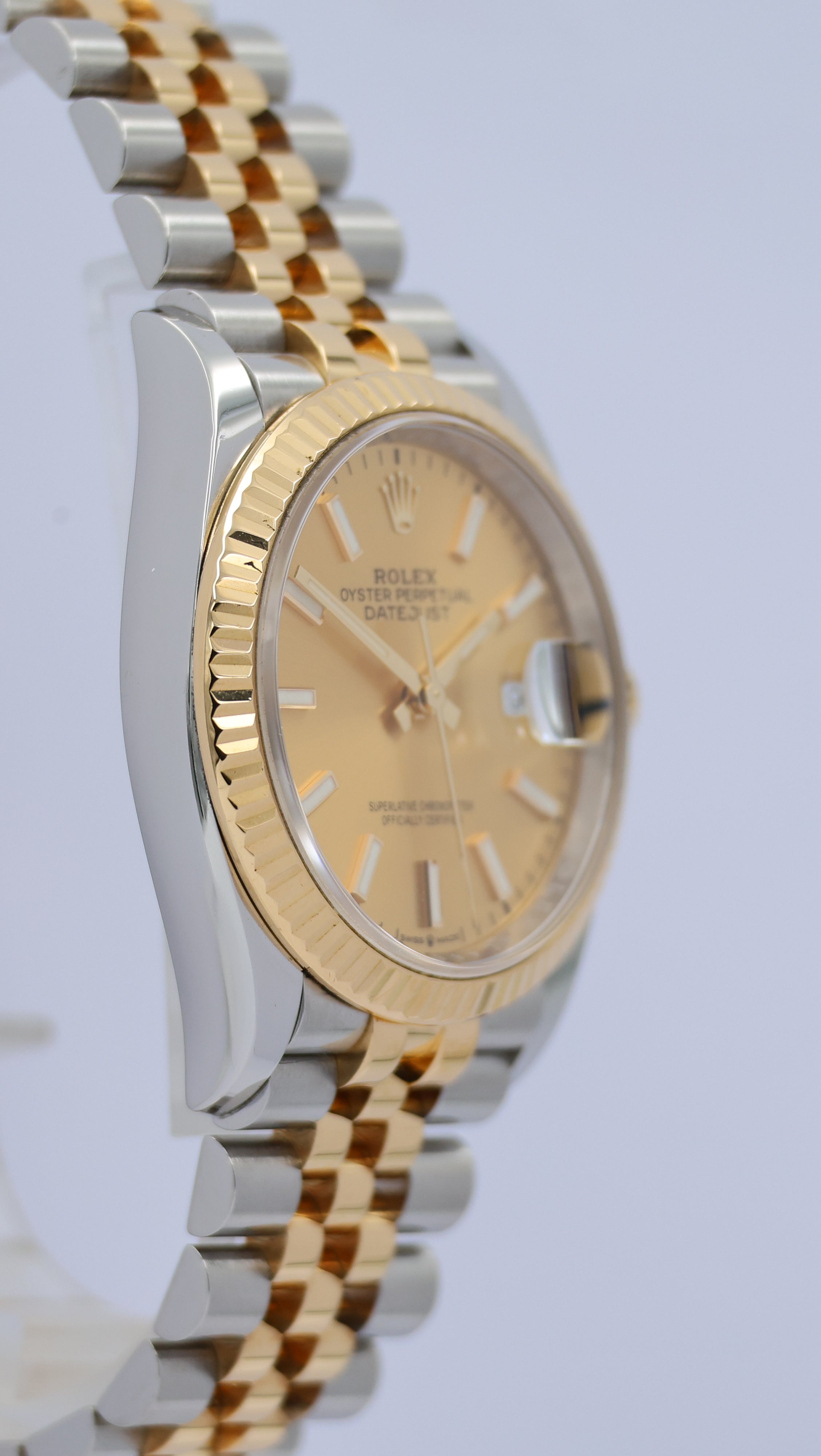 Rolex Datejust 36 Steel/Gold Automatic 126233 Box + above papers