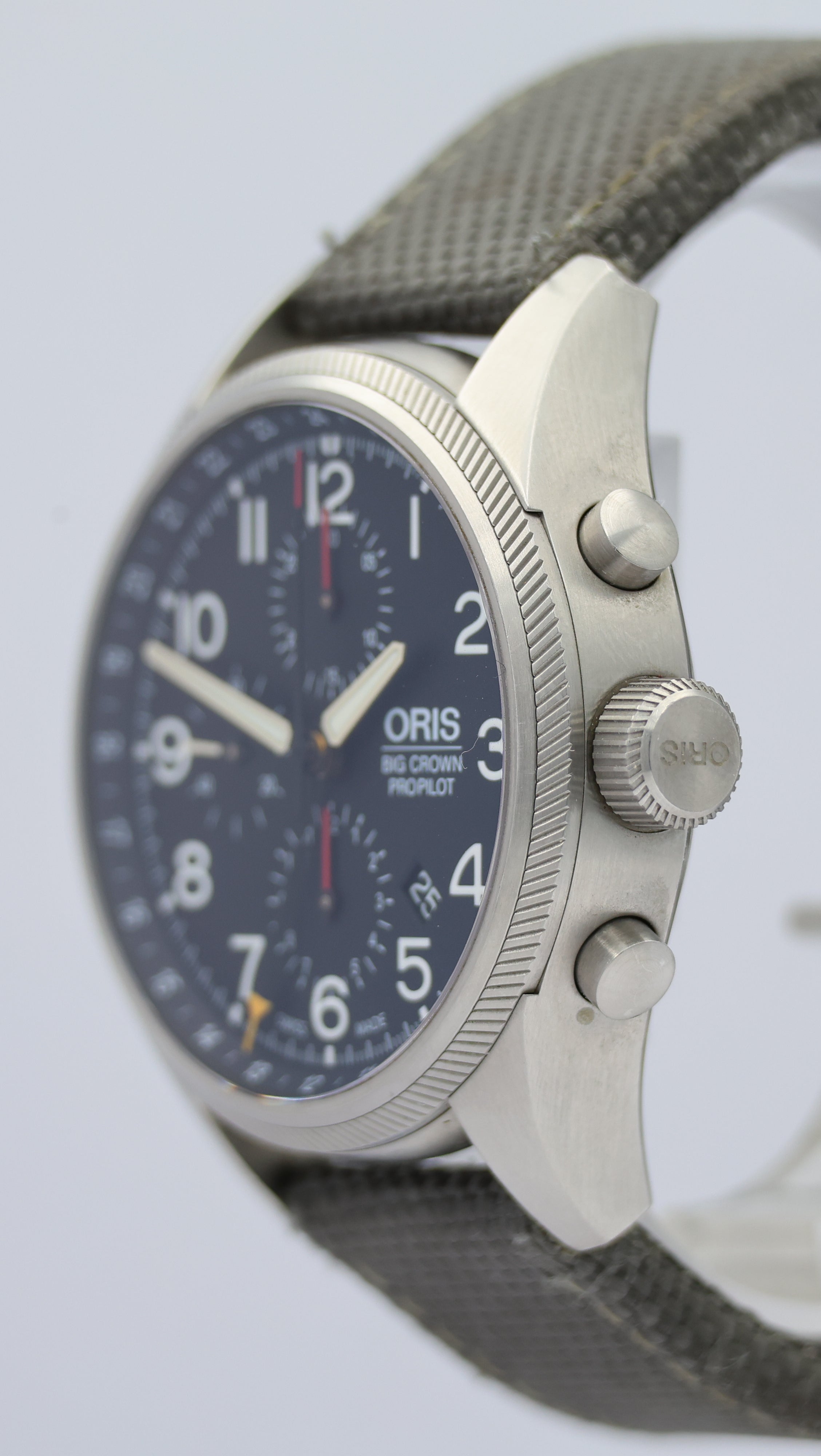 Oris Aviation ProPilot Chronograph GMT 01 677 7699 4164-07 5 22 15FC Box + og. Papiere