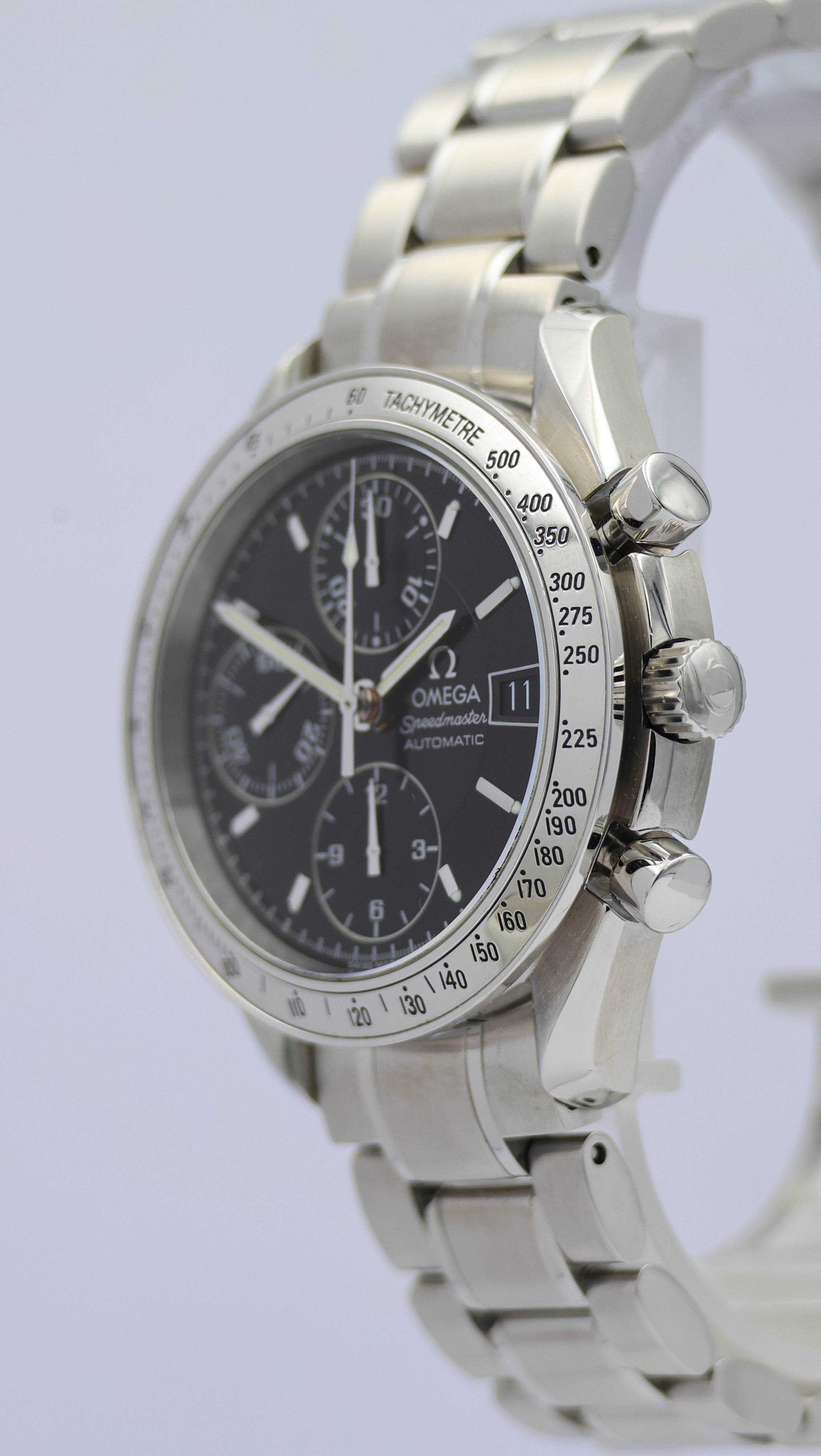 Omega Speedmaster Date 39mm Automatik Herrenuhr 35135000 Box + og. Papiere