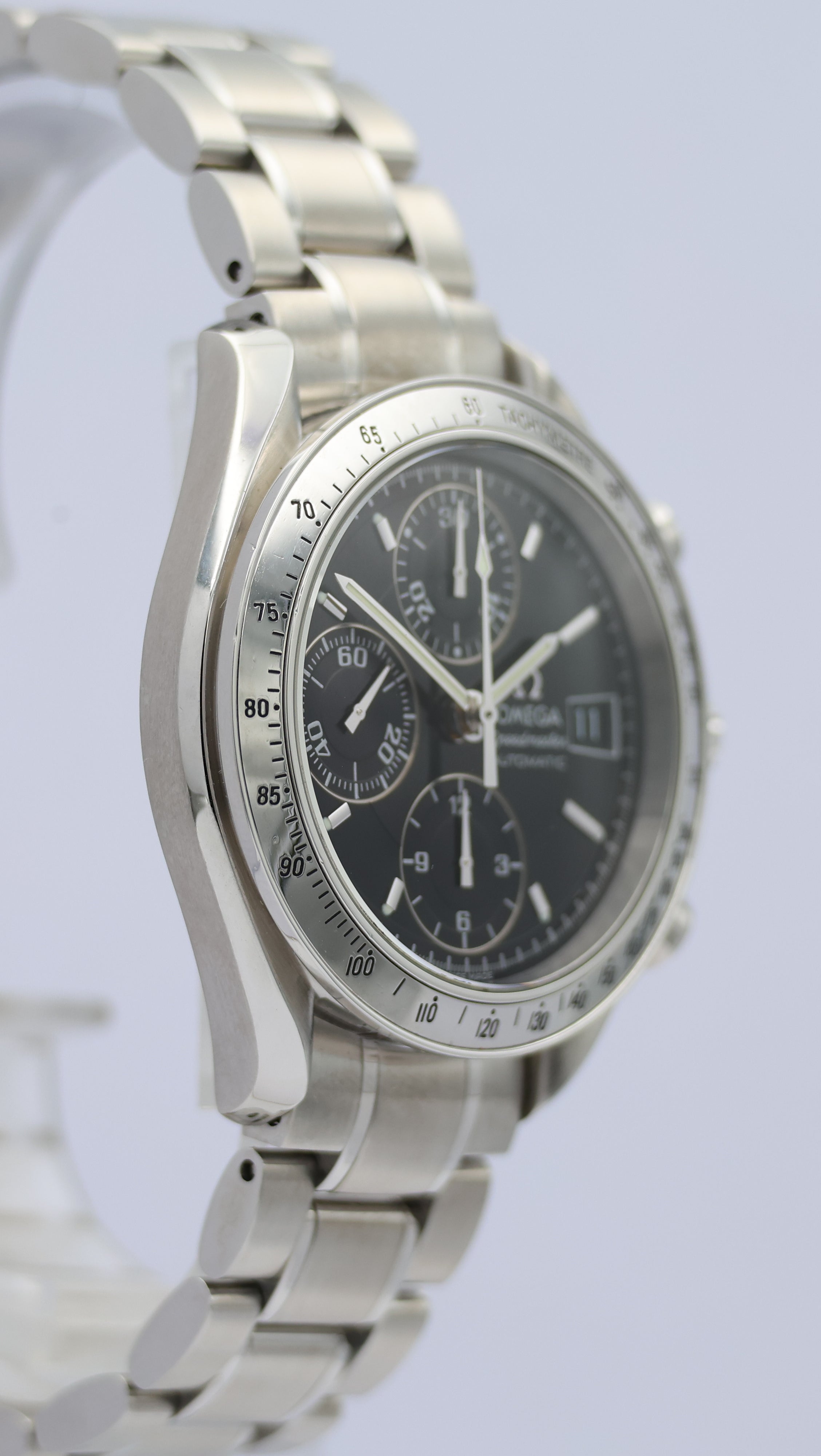 Omega Speedmaster Date 39mm Automatik Herrenuhr 35135000 Box + og. Papiere