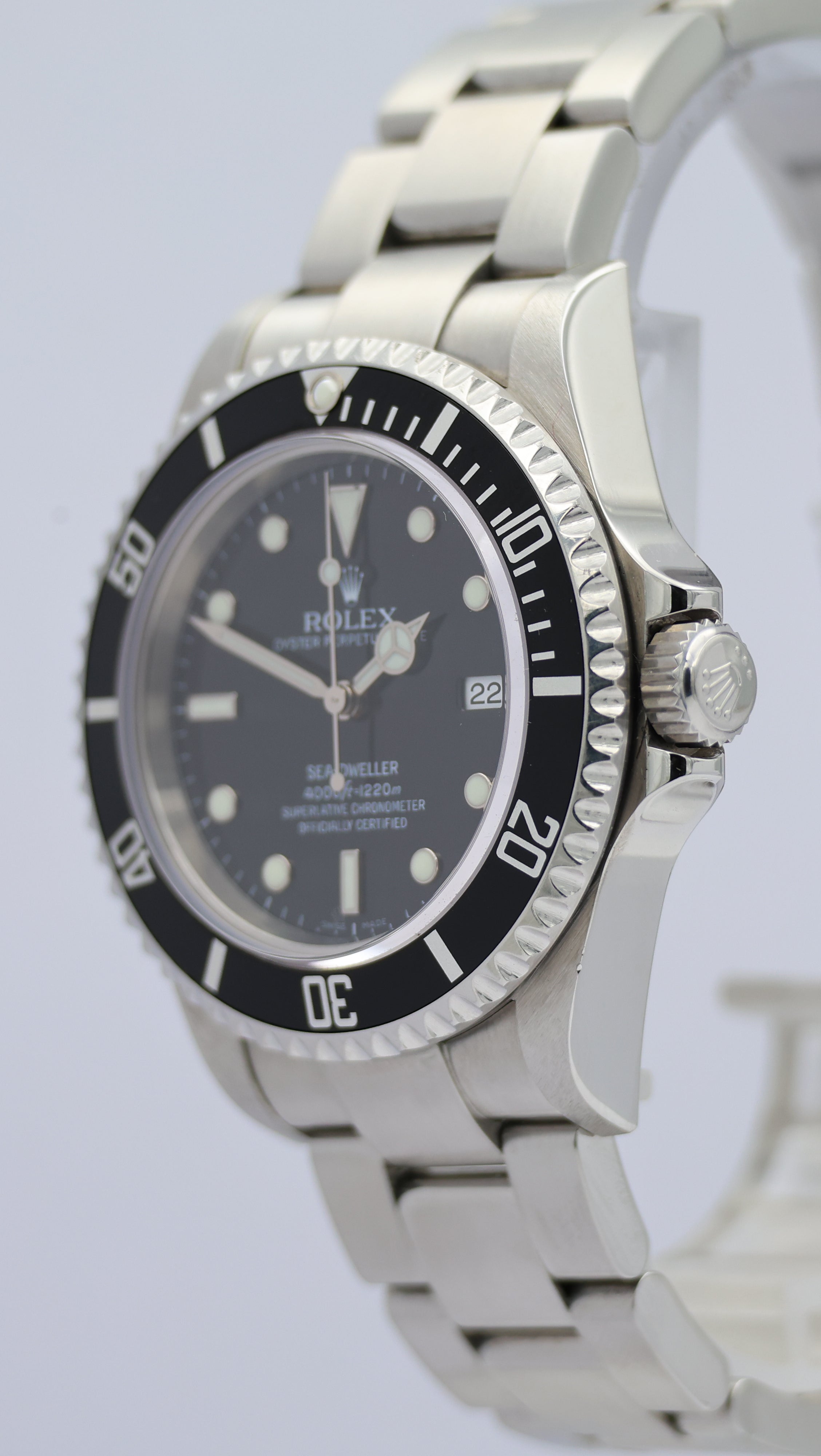 Rolex Sea-Dweller 4000 Automatik Herrenuhr	 16600 Box + og. Papiere