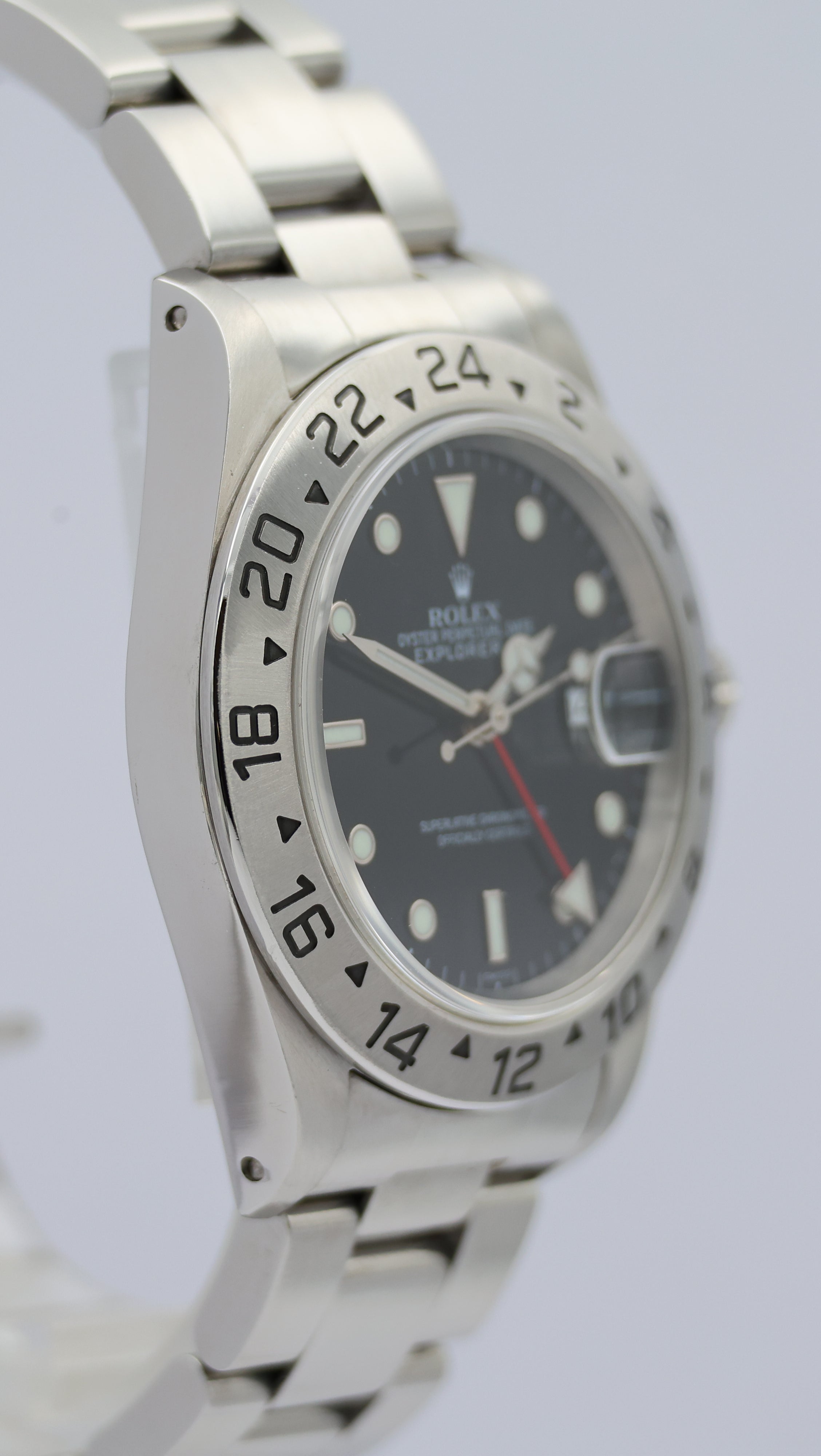 Rolex Explorer II Automatik Herrenuhr	 16570 Box + og. Papiere