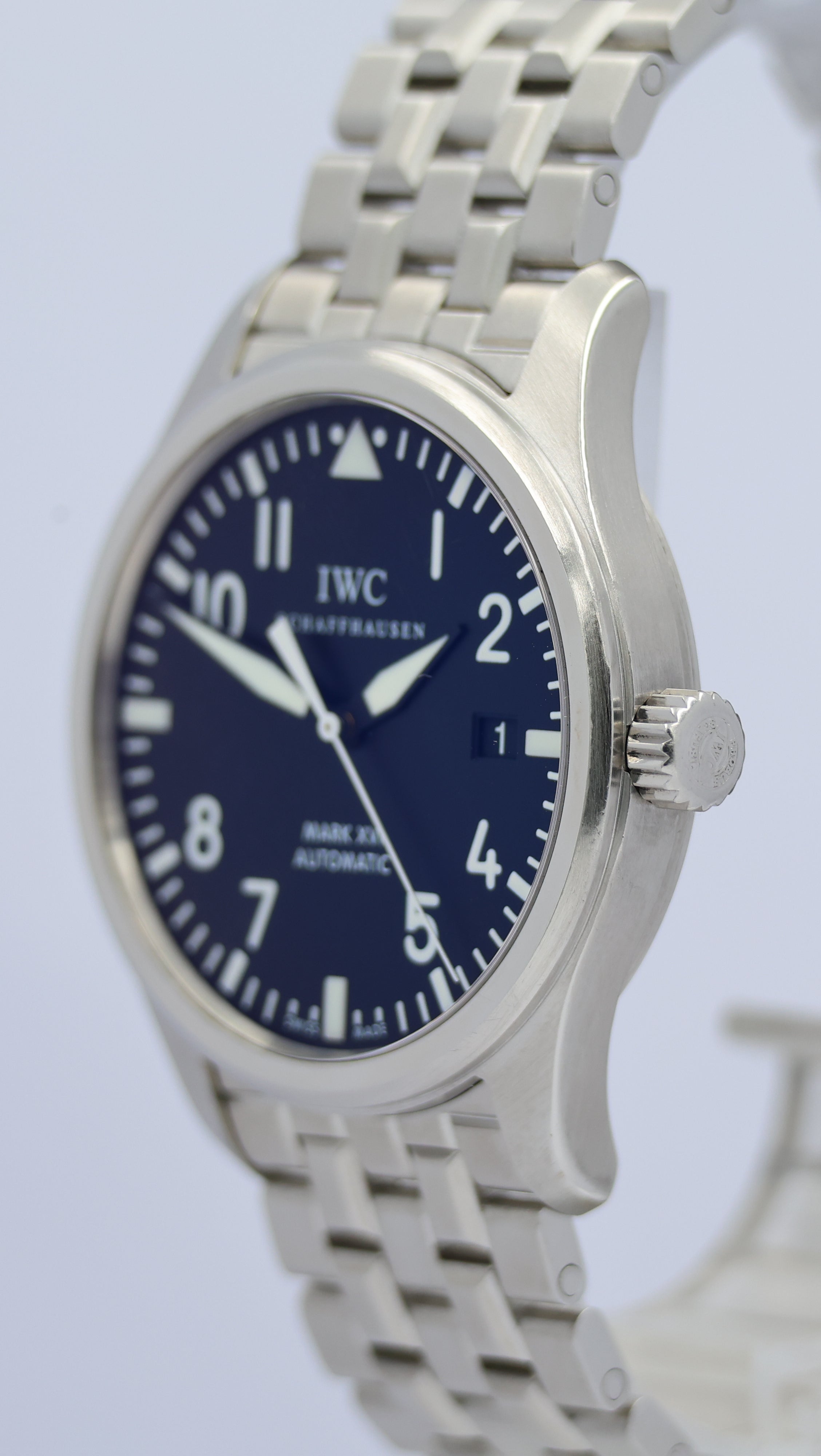 IWC Pilot's Watch Mark XVI IW325504 Box + above papers