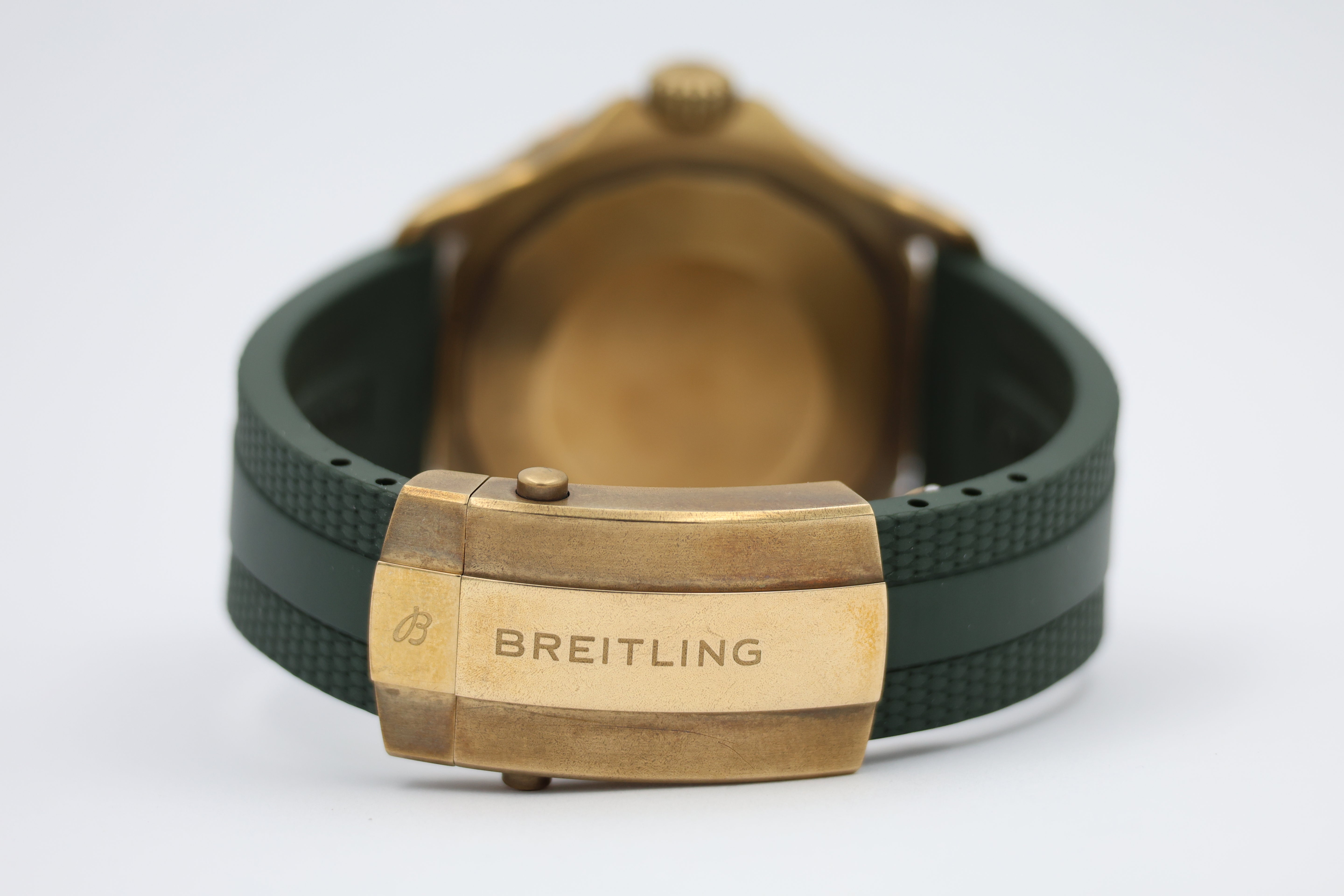 Breitling Superocean 42 Bronze Green Dial  N17375 Box + og. Papiere