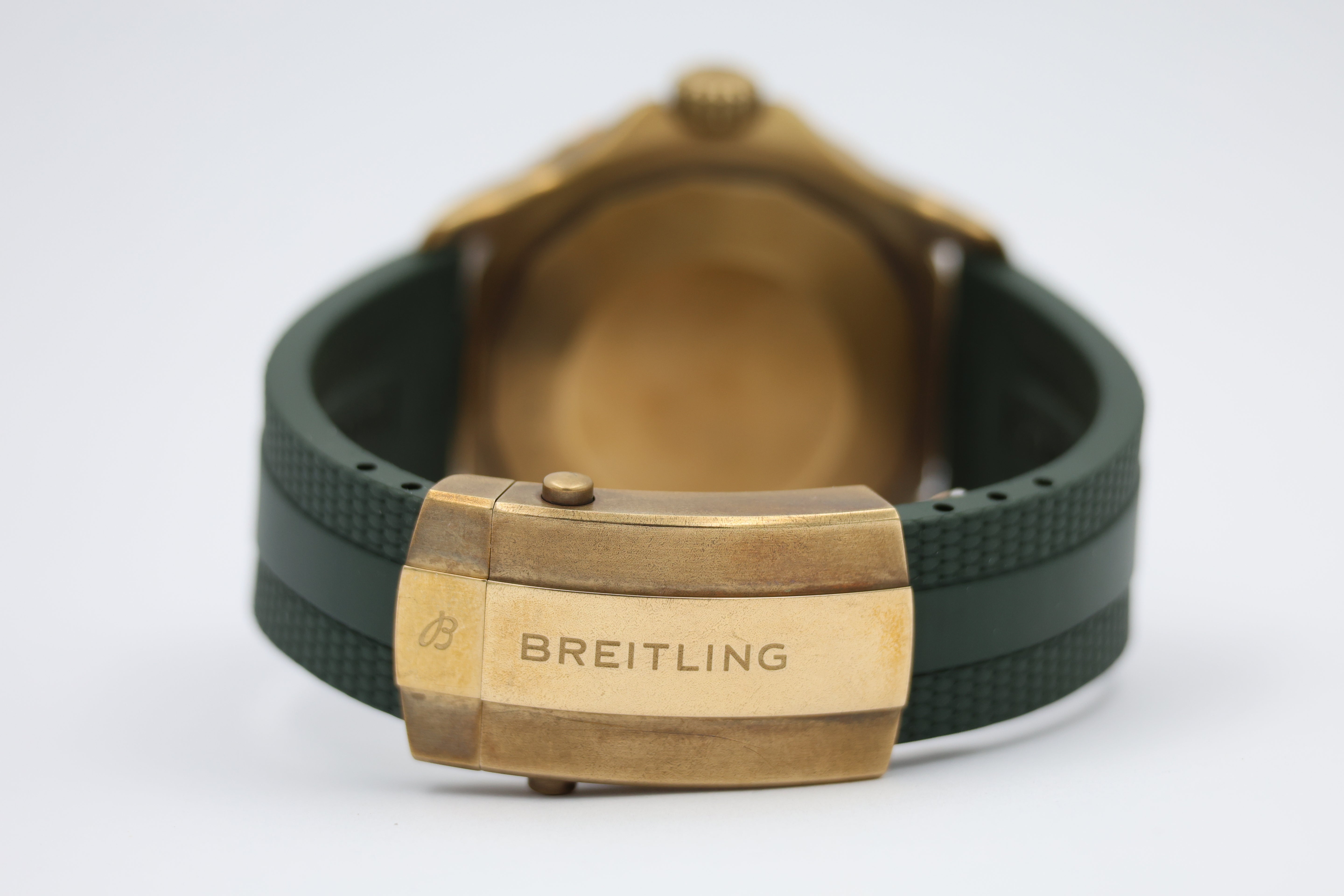 Breitling Superocean 42 Bronze Green Dial  N17375 Box + og. Papiere