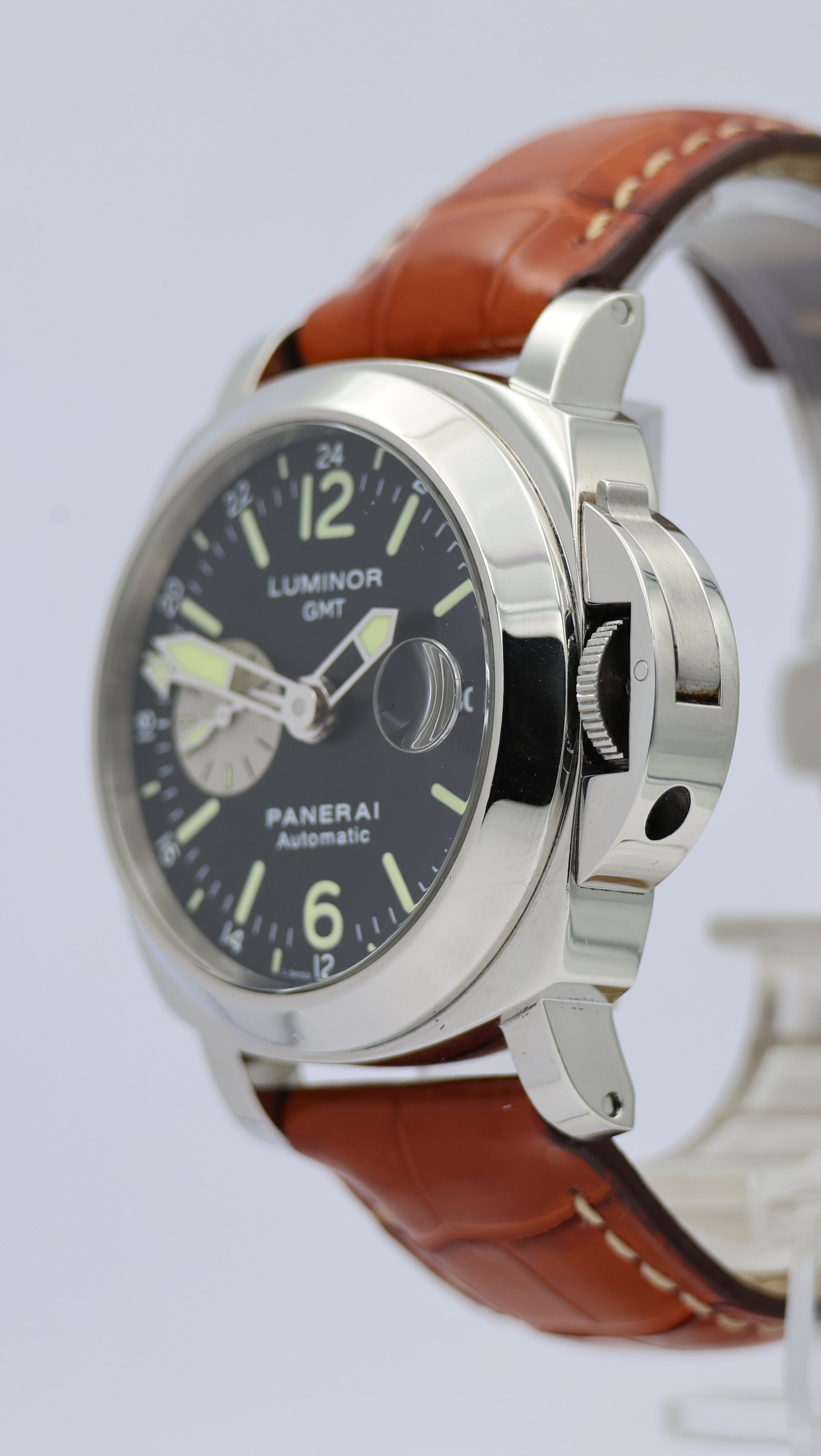 Panerai Luminor GMT Automatik Herrenuhr  PAM00088 Box + og. Papiere