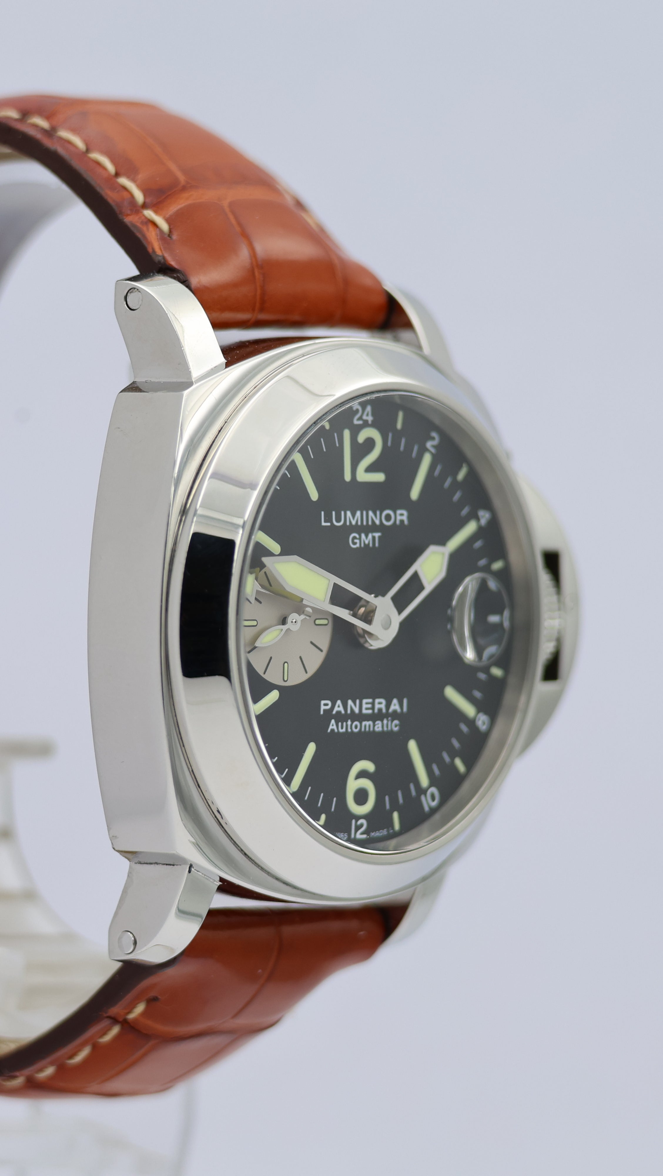 Panerai Luminor GMT Automatik Herrenuhr  PAM00088 Box + og. Papiere