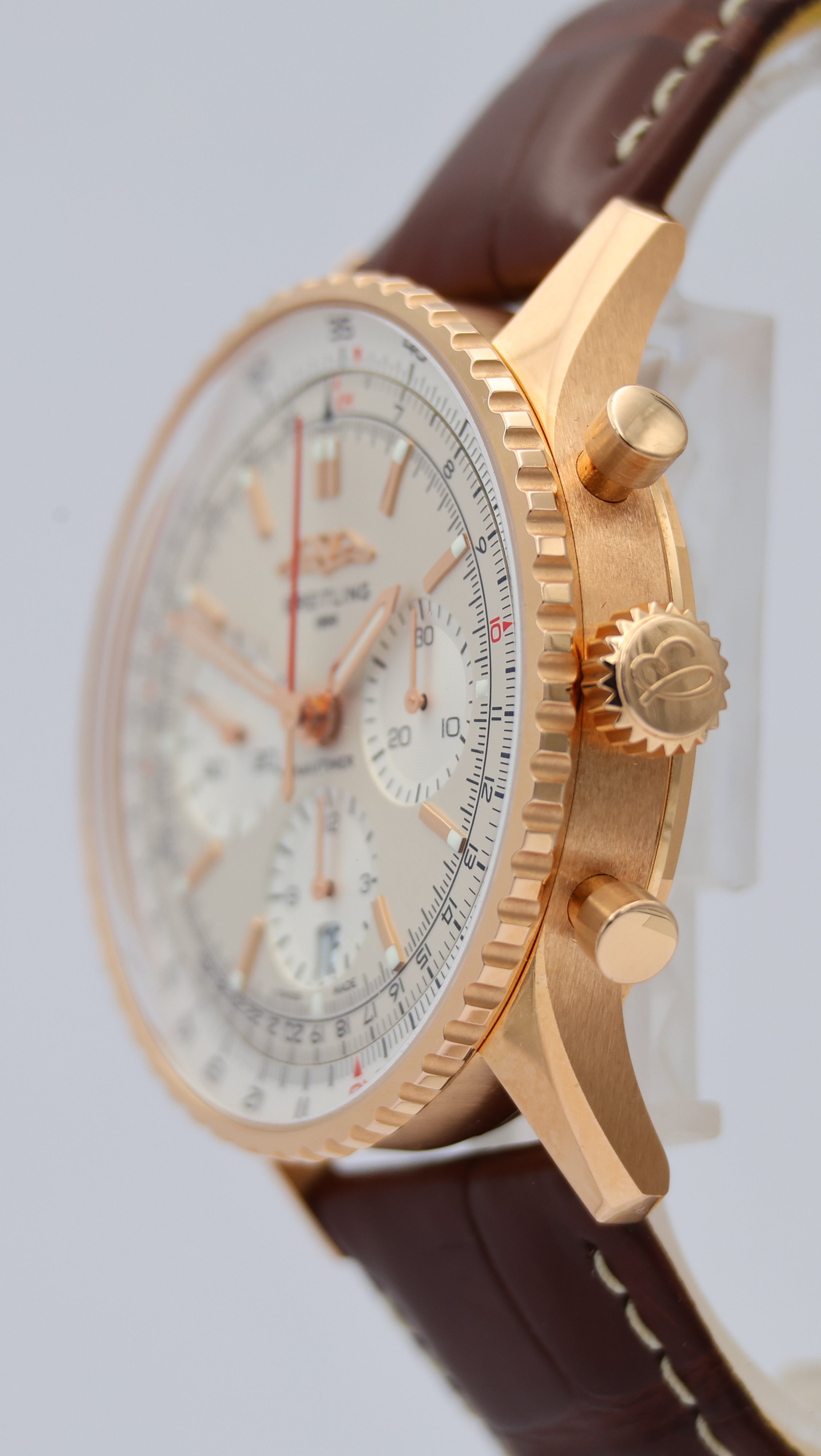 Breitling Navitimer 1 B01 Chronograph Roségold Automatik  RB0139 Box + og. Papiere