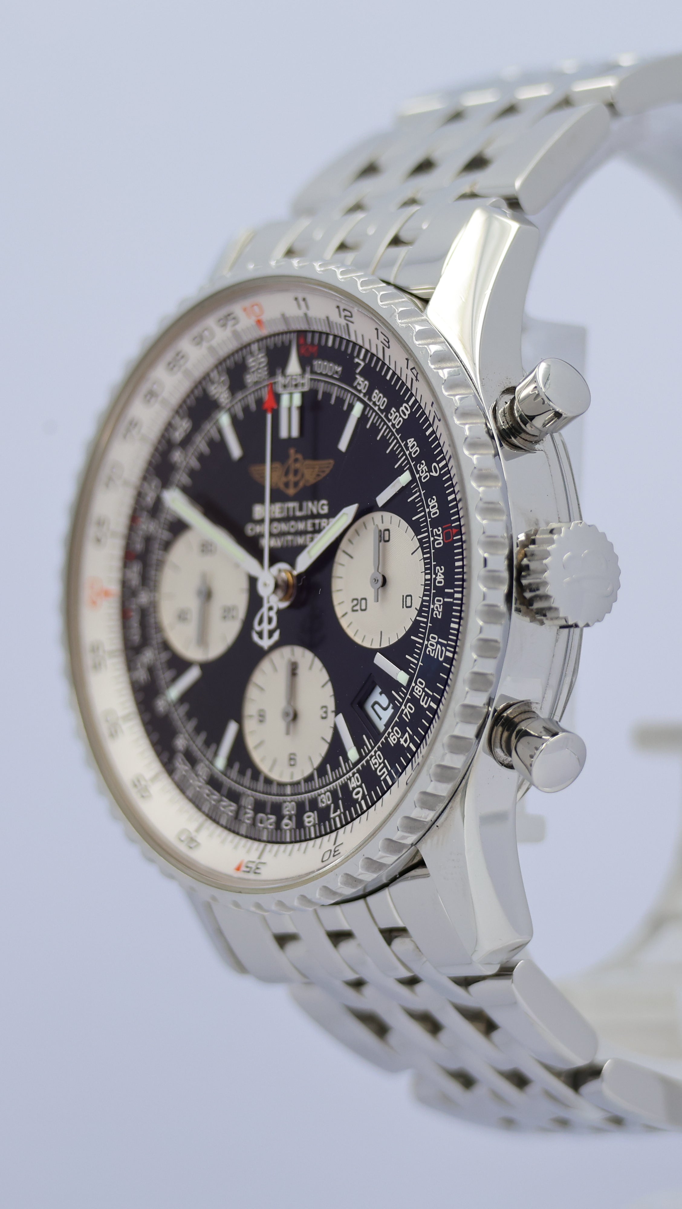 Breitling Navitimer 42mm Automatik Herrenuhr  A23322 Box + og. Papiere