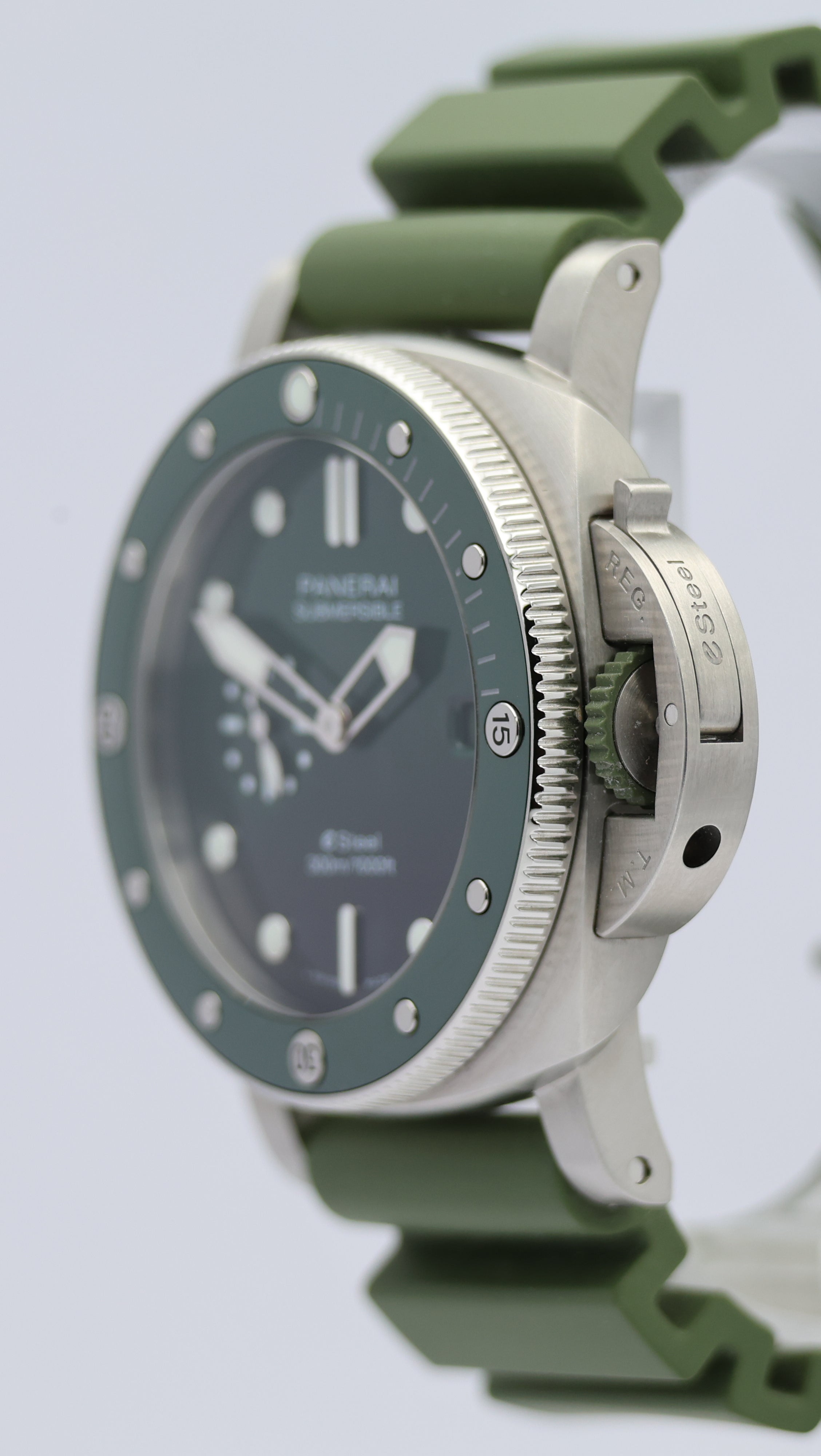 Panerai Submersible Quarantaquattro Verde PAM01287 Box + og. Papiere