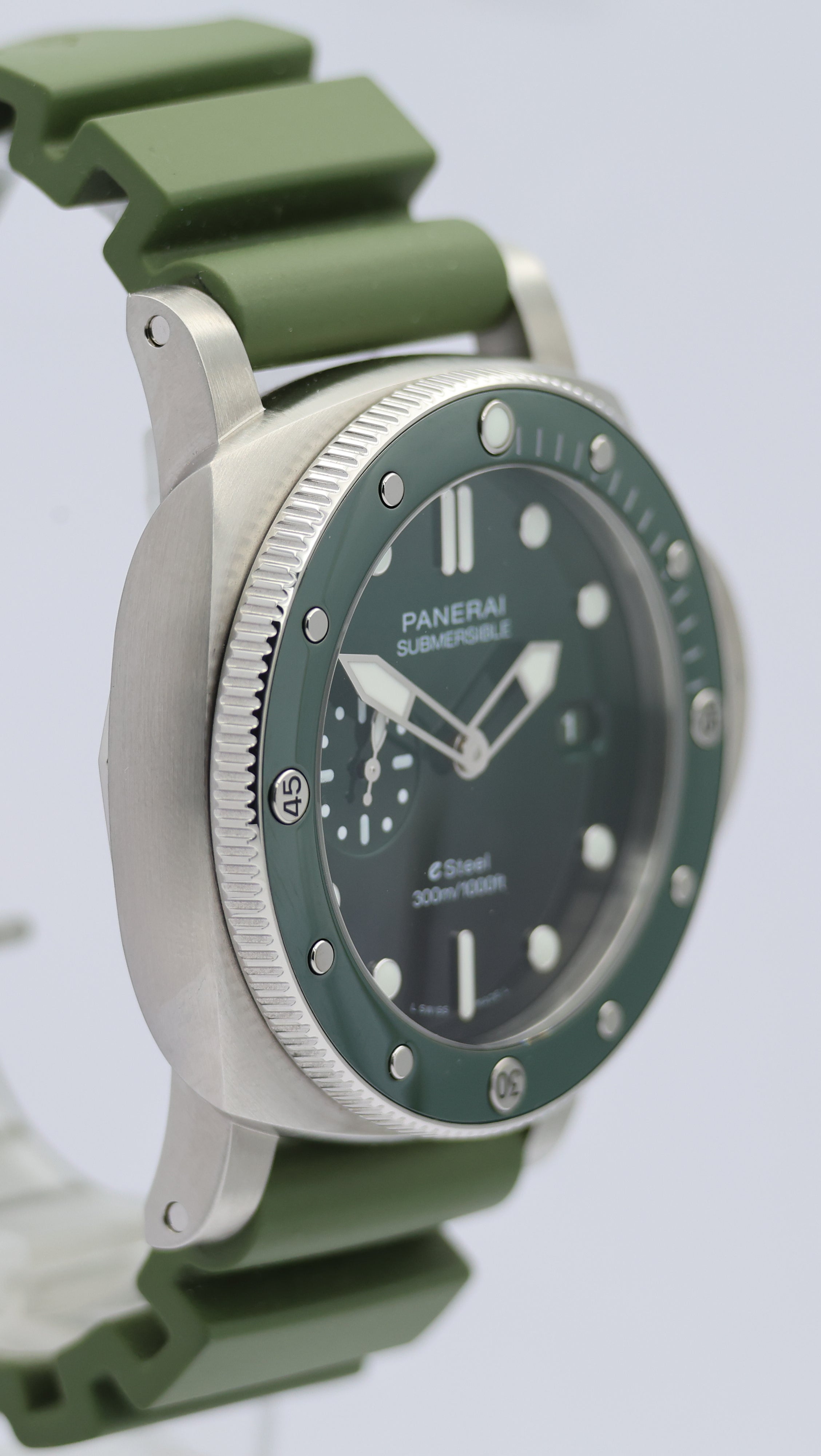 Panerai Submersible Quarantaquattro Verde PAM01287 Box + og. Papiere