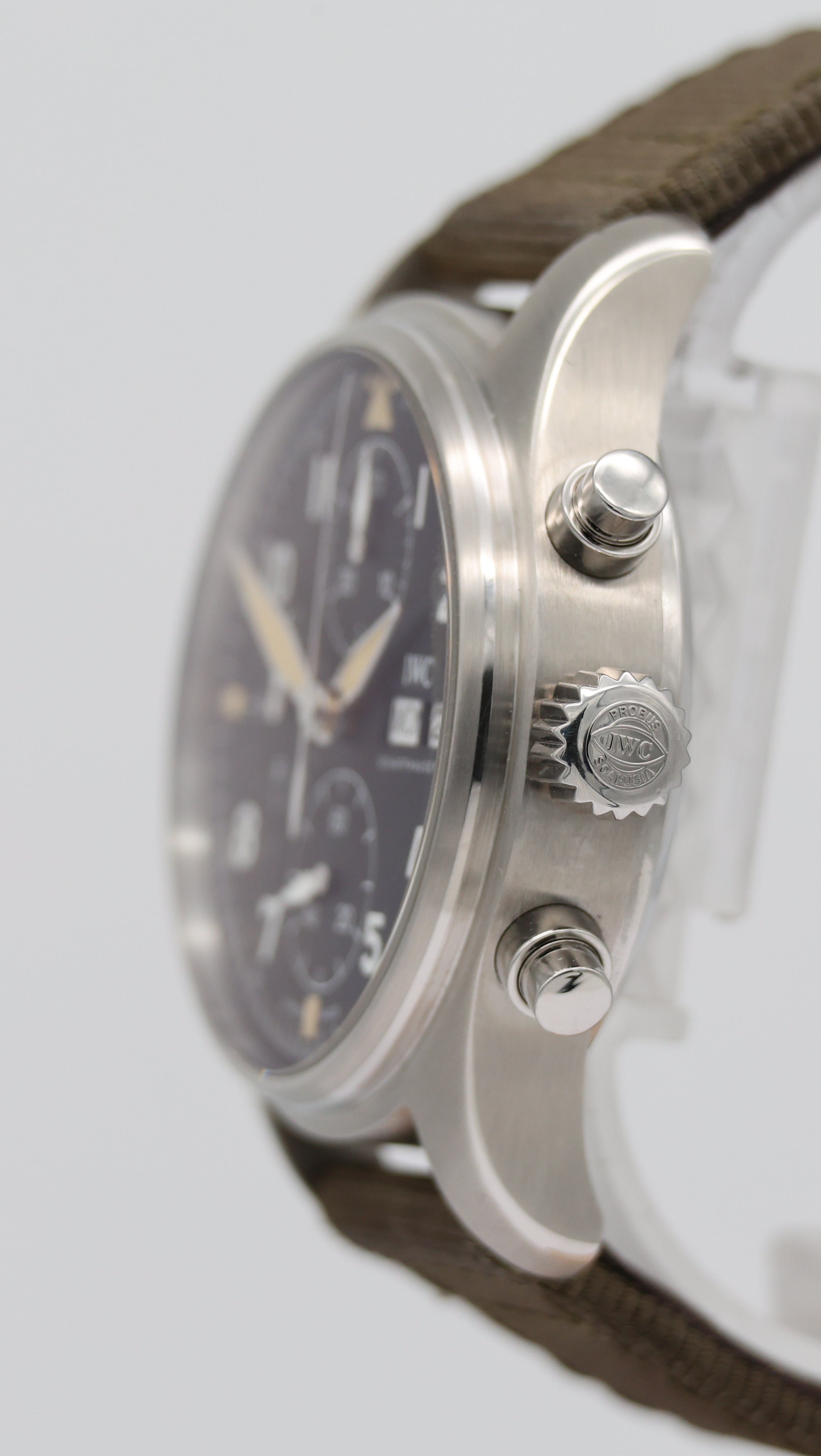 IWC Fliegeruhr Spitfire Chronograph IW387901 Box + og. Papiere