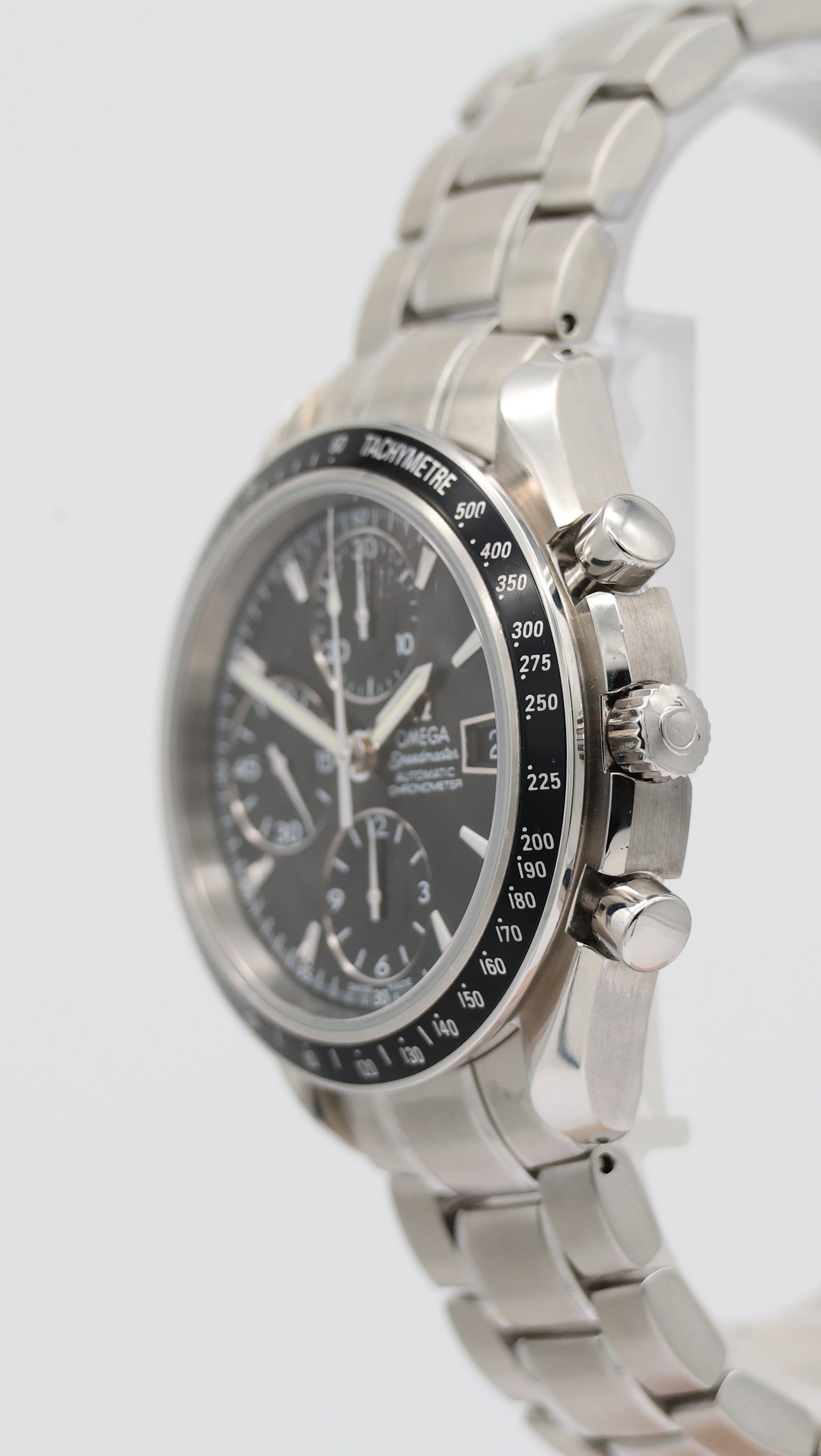 Omega Speedmaster Date Automatik 32105000 Box + og. Papiere