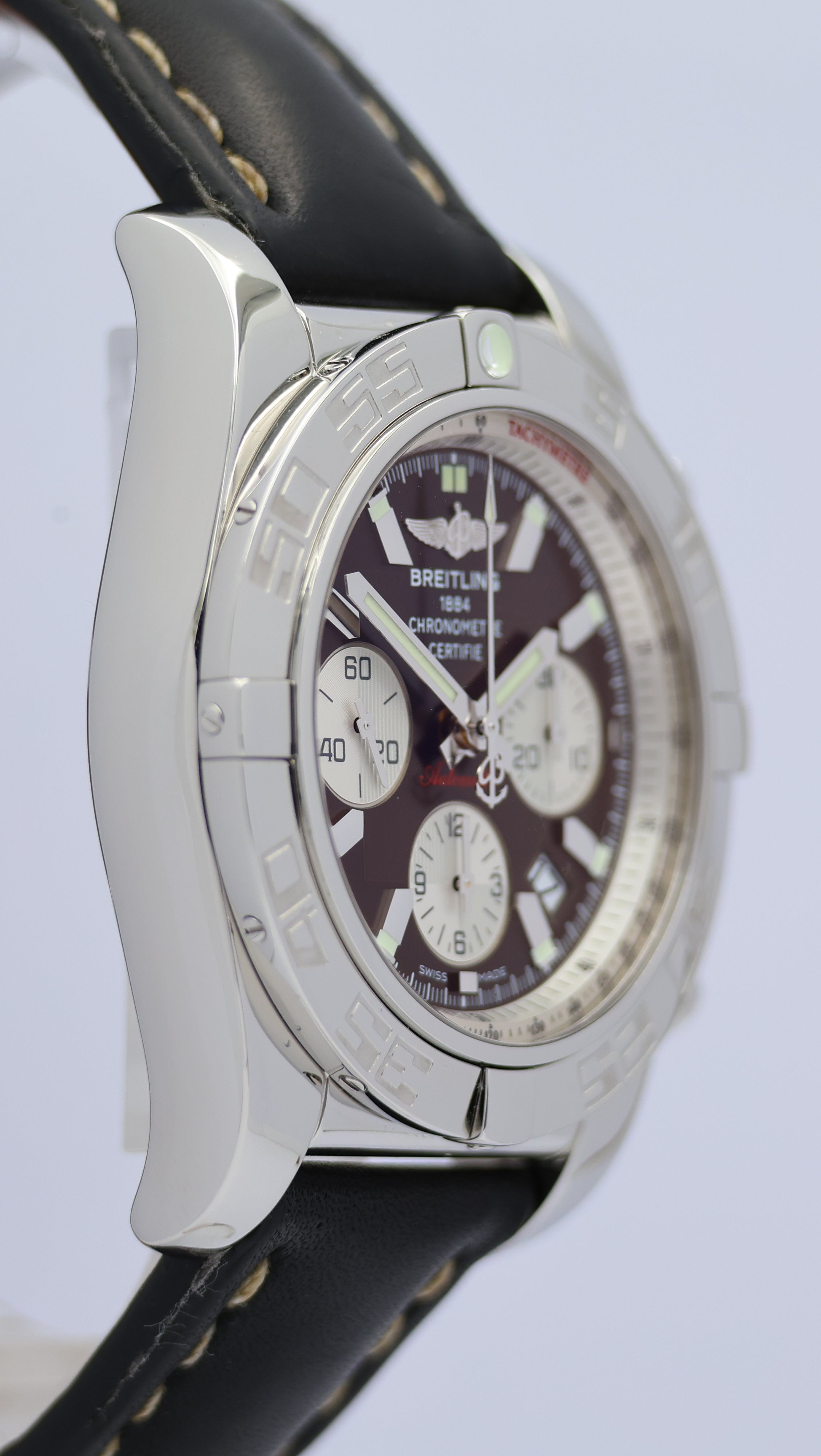 Breitling Chronomat Automatik Herrenuhr 44  AB0110 Box + og. Papiere