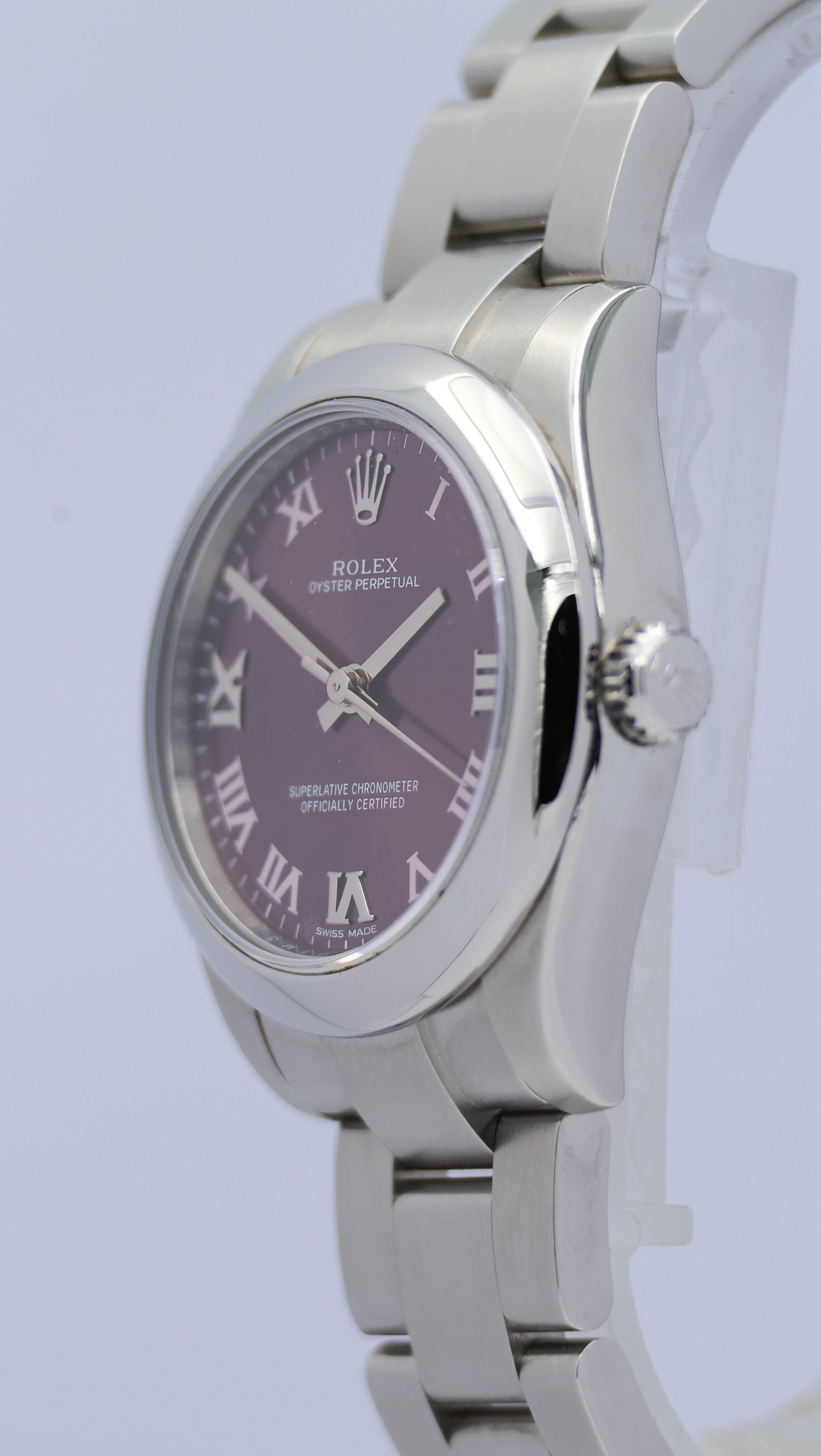 Rolex Oyster Perpetual 31 Lady Lila 177200 Original Papiere