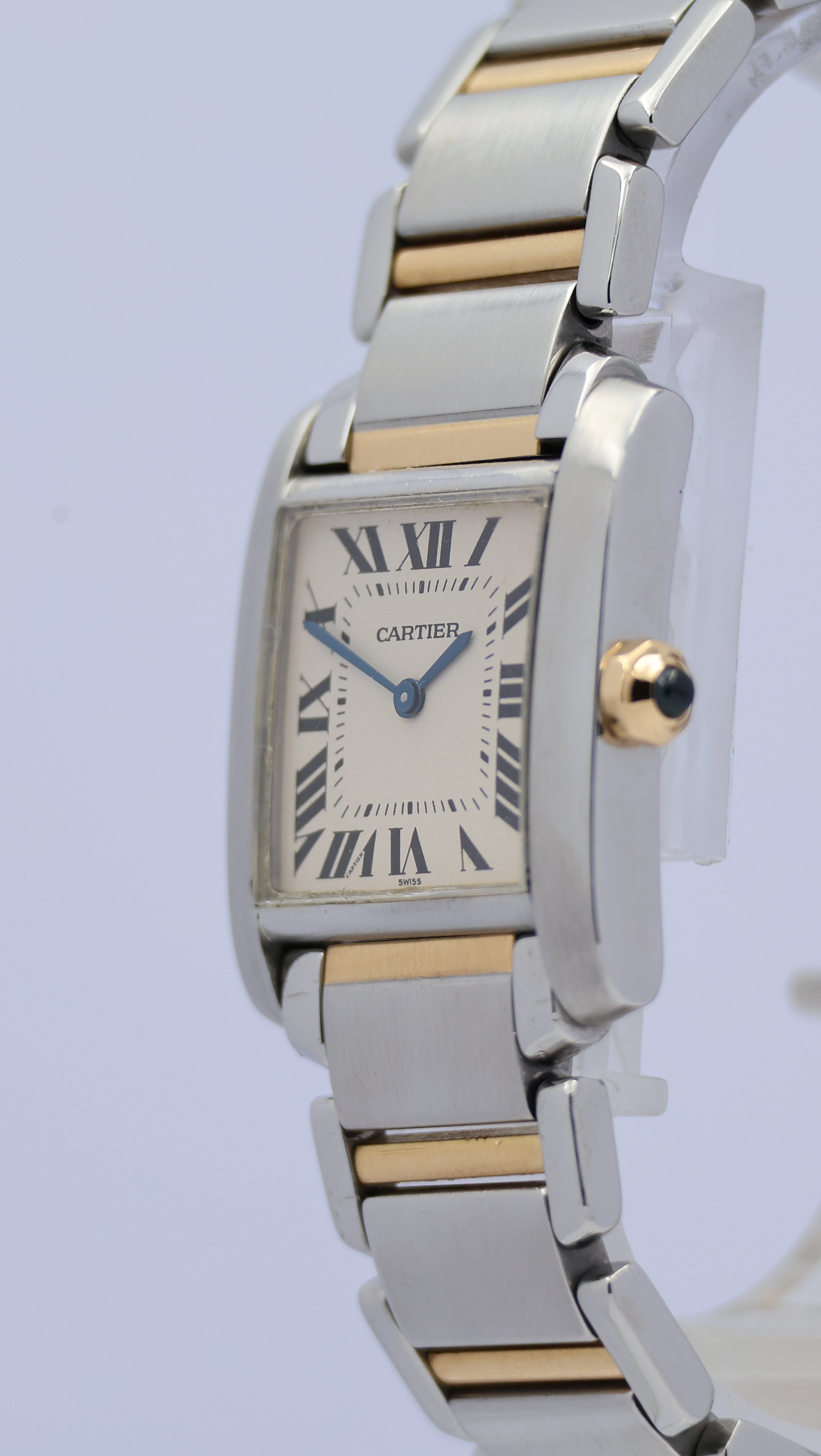 Cartier Tank Française Quarz Damenuhr 2301 Original Papiere