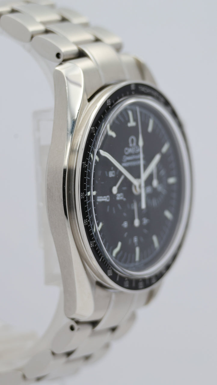Omega Speedmaster Professional Moonwatch 42mm Handaufzug Herrenuhr 35705000 Box + og. Papiere