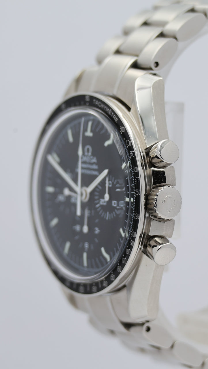 Omega Speedmaster Professional Moonwatch 42mm Handaufzug Herrenuhr 35705000 Box + og. Papiere