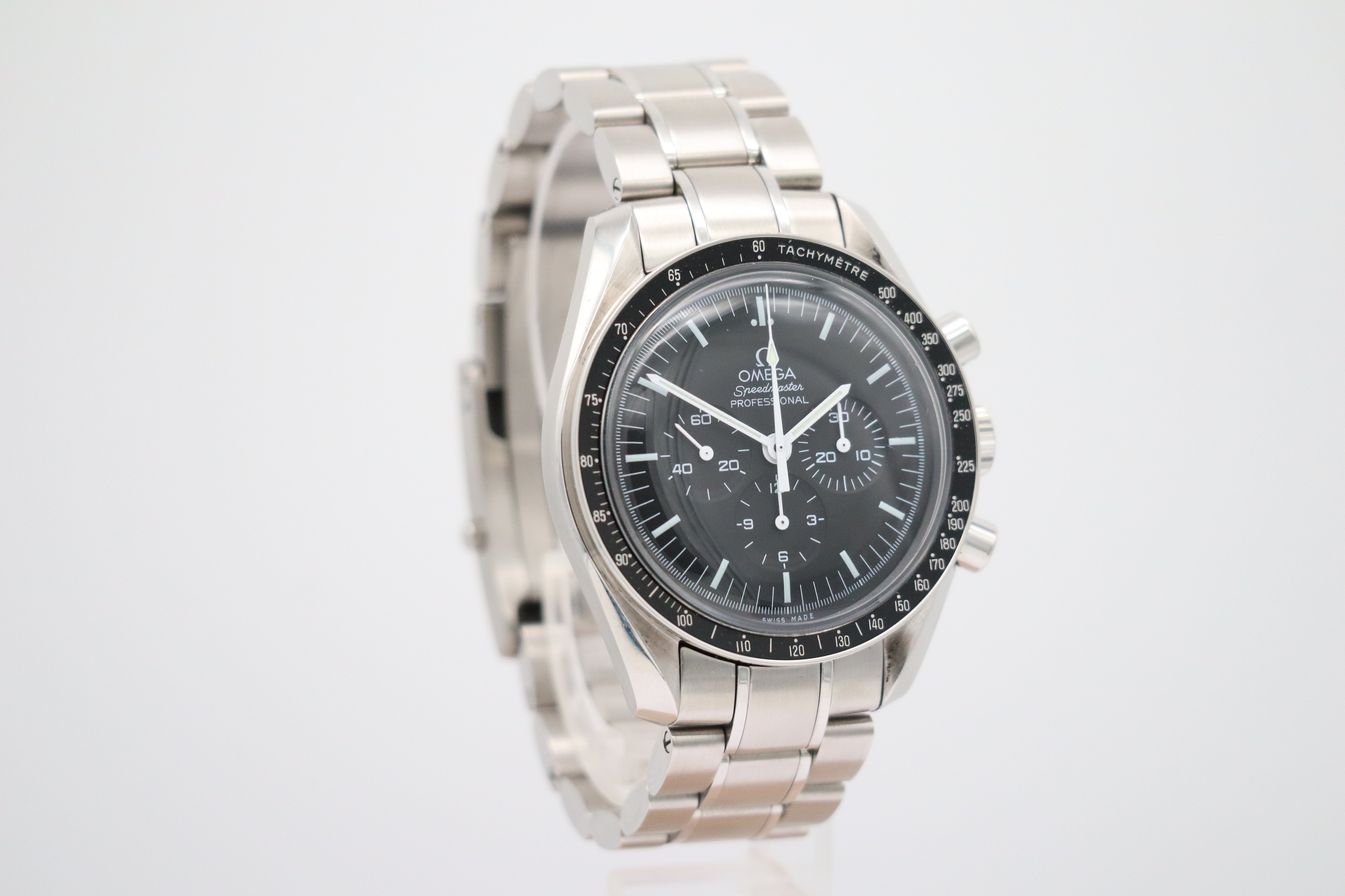 Omega Speedmaster Moonwatch Handaufzug 31130423001005 Box + og. Papiere