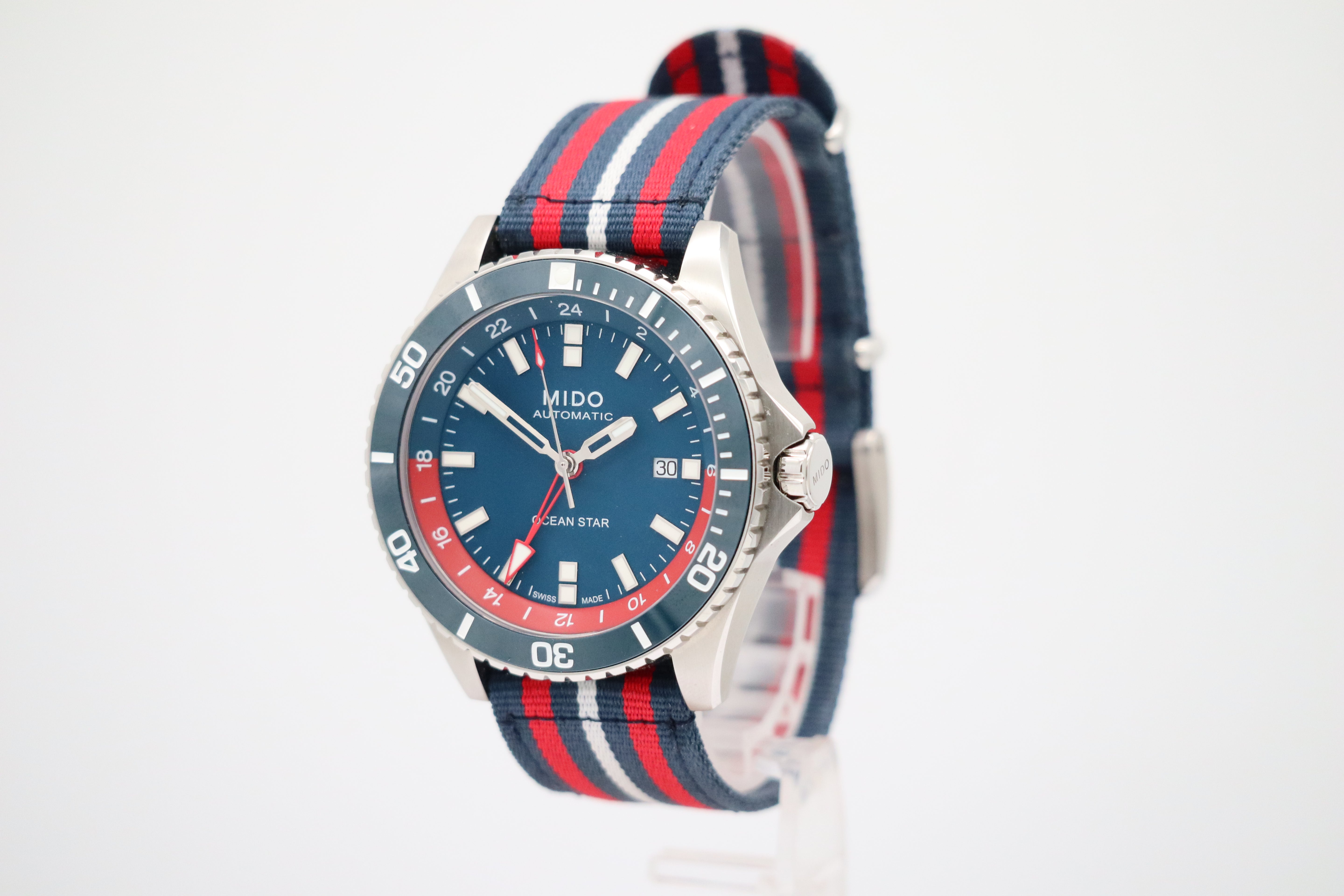 Mido Ocean Star GMT Automatik M0266291104100 Box + og. Papiere