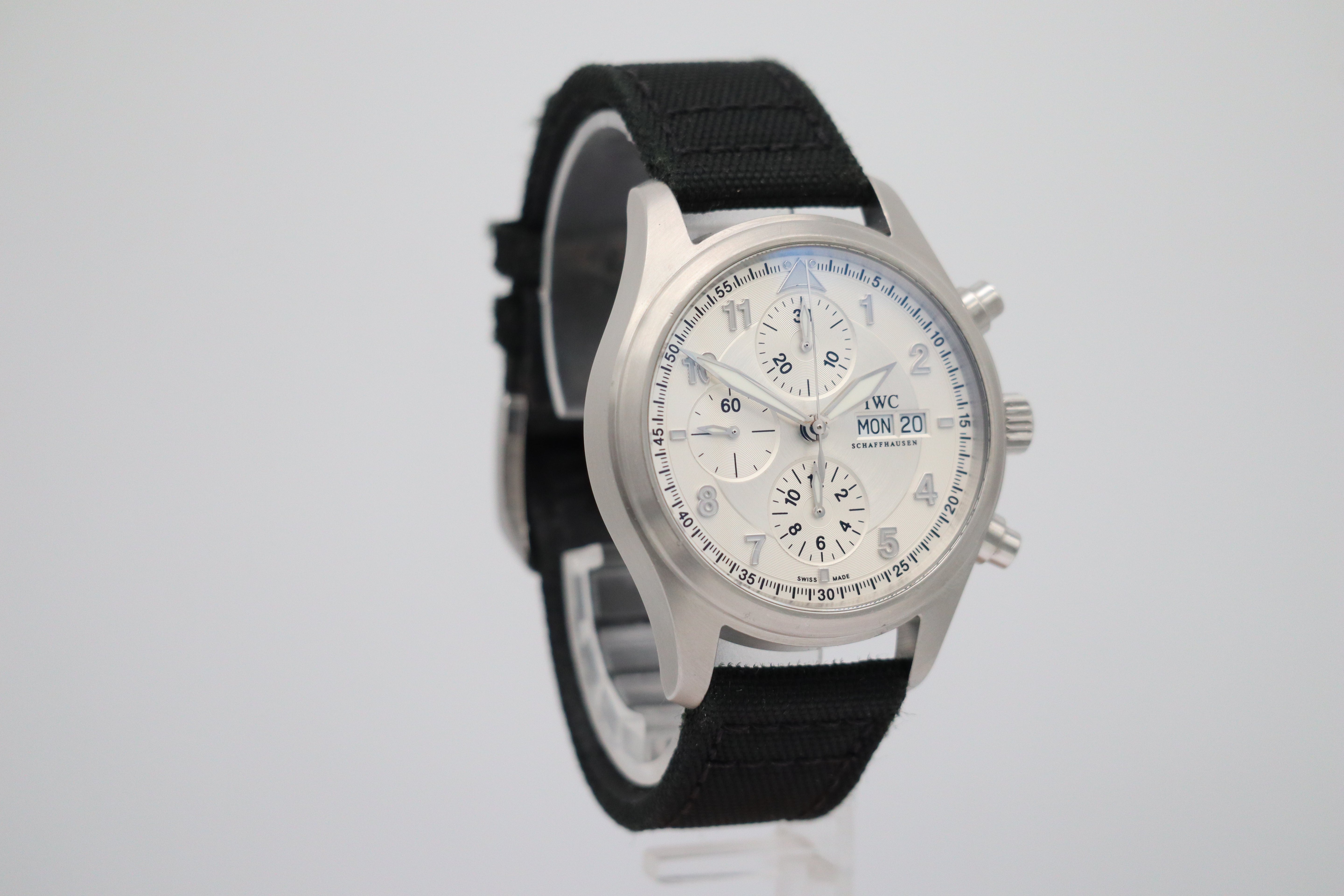 IWC Fliegeruhr Spitfire Chronograph IW371702 Box + og. Papiere